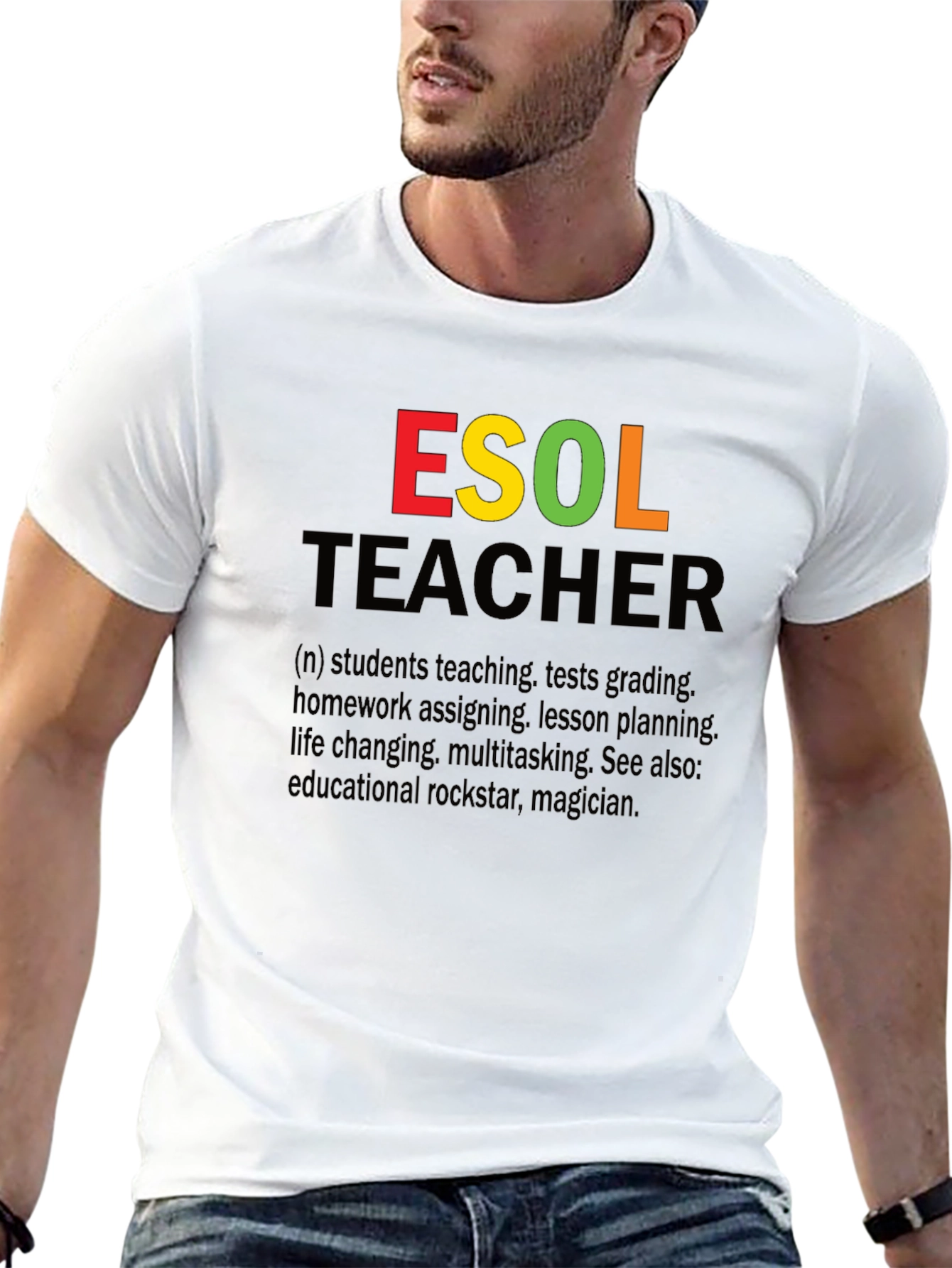 ESOL Teacher Definition Graphic Tee