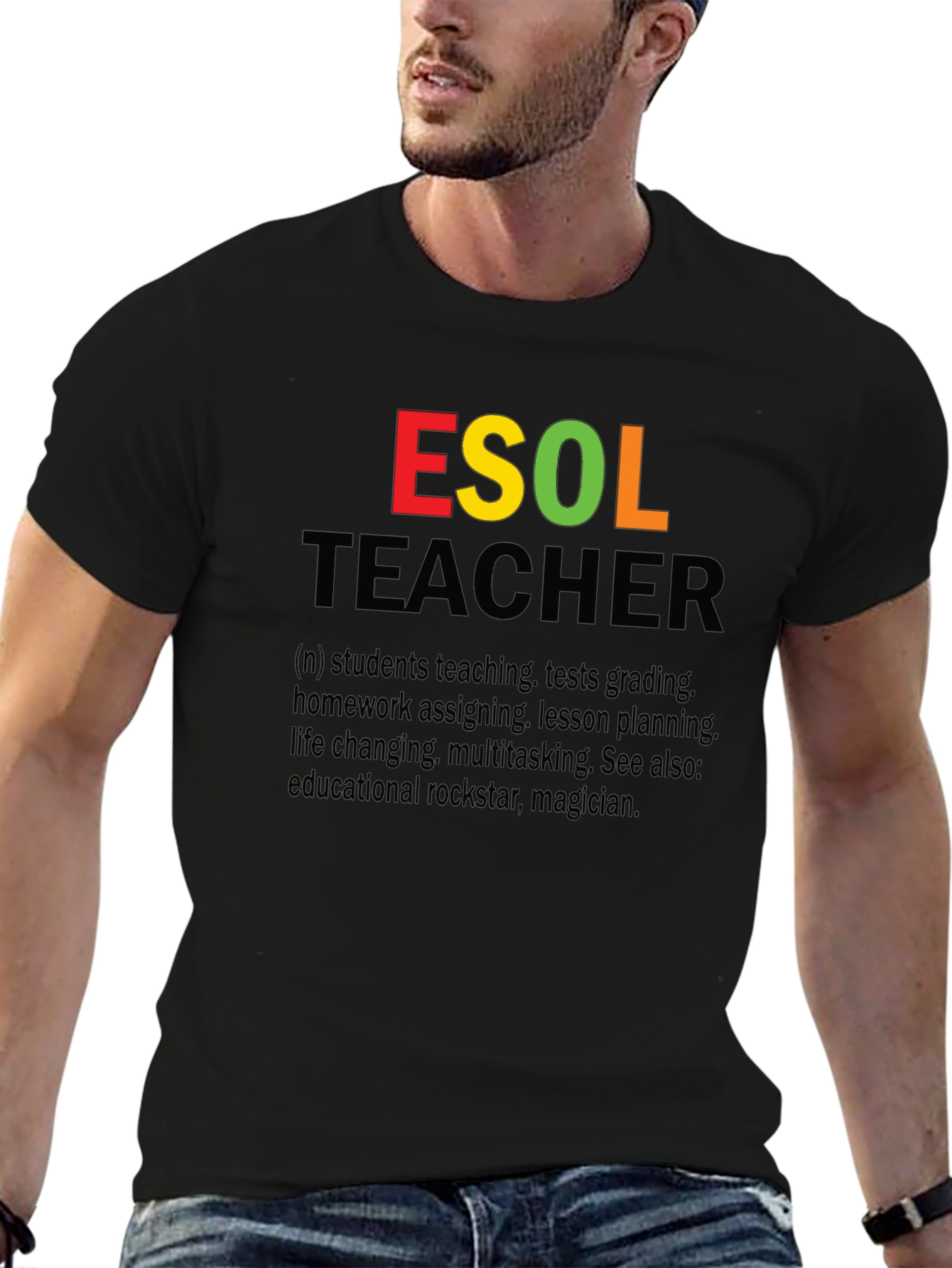 ESOL Teacher Definition Graphic Tee