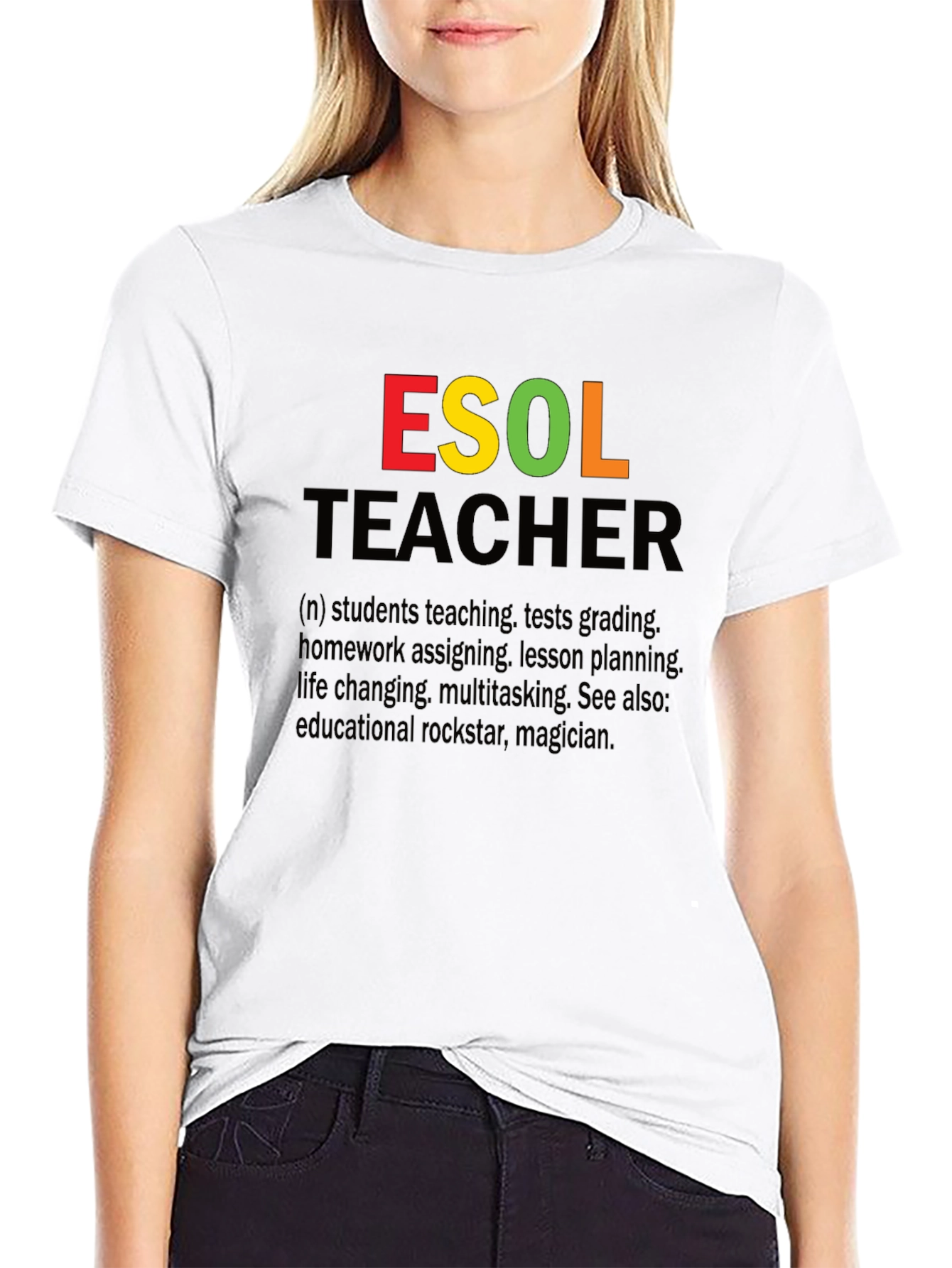 ESOL Teacher Definition Graphic Tee