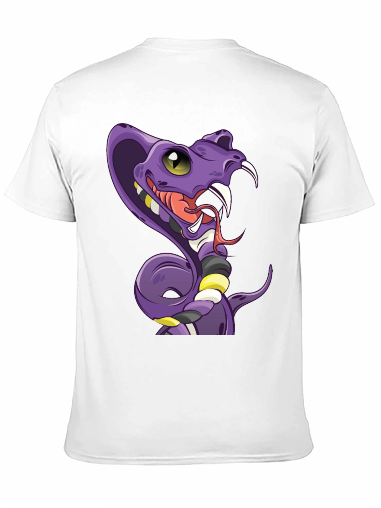 Cobra Cartoon T-Shirt - Mens Black Graphic Tee