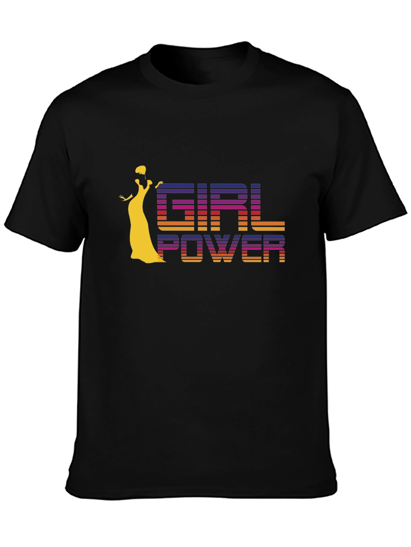 Girl Power Retro T-Shirt - Womens Empowerment Tee
