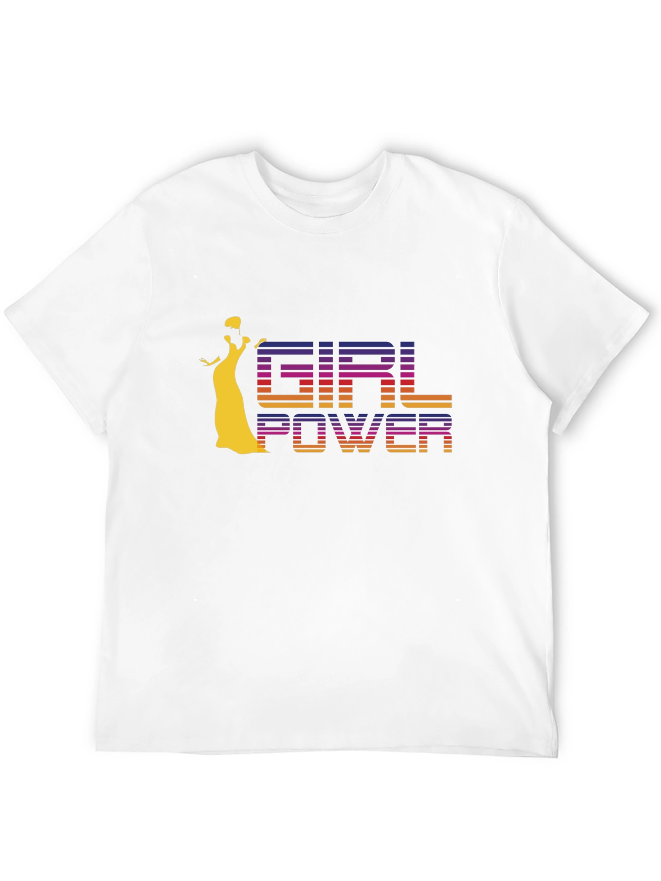 Girl Power Retro T-Shirt - Womens Empowerment Tee