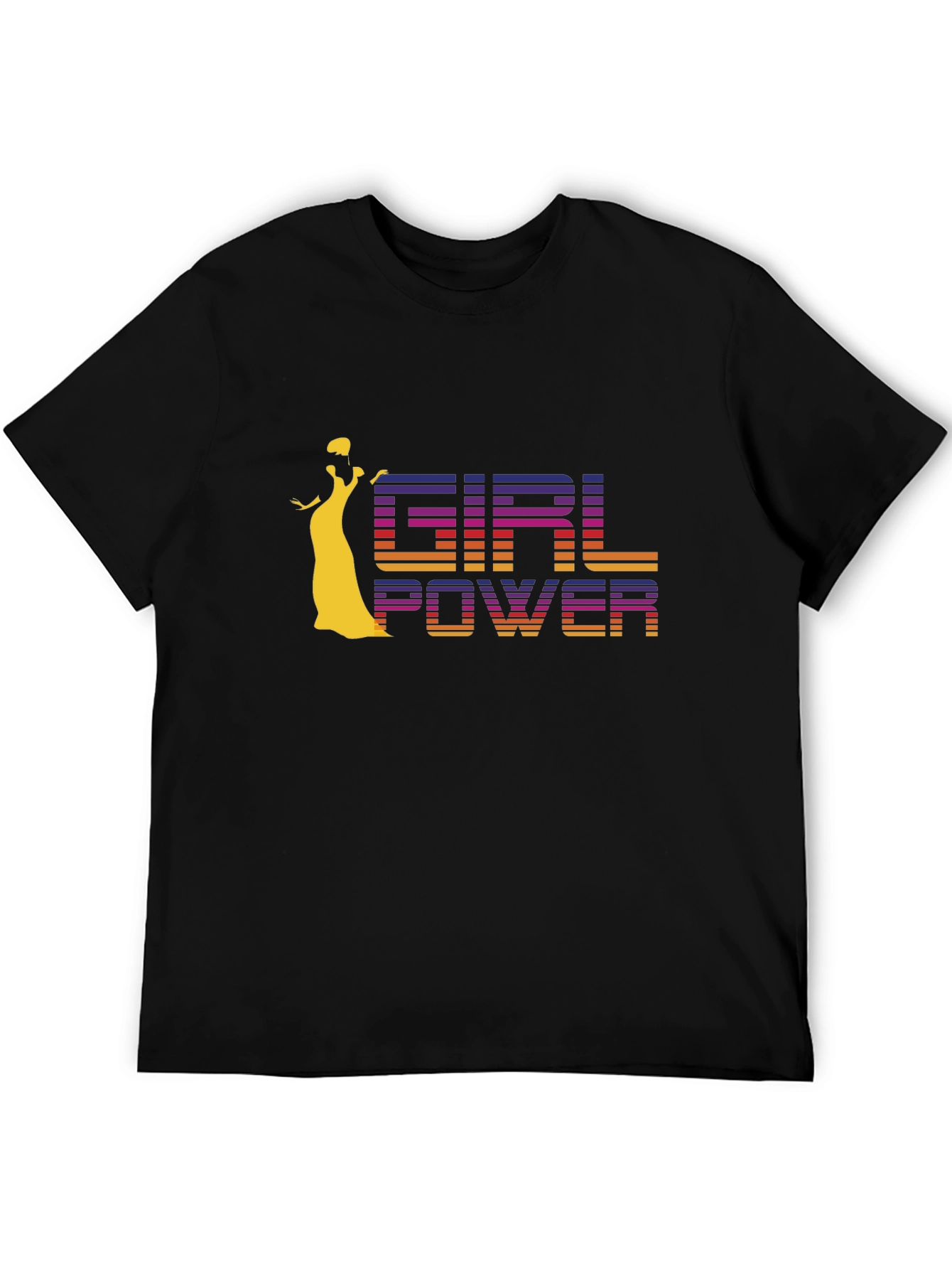 Girl Power Retro T-Shirt - Womens Empowerment Tee