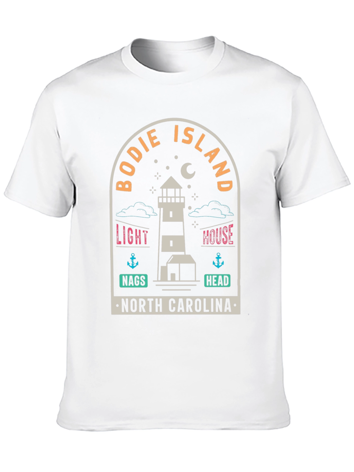 Bodie Island Lighthouse Graphic T-Shirt - North Carolina