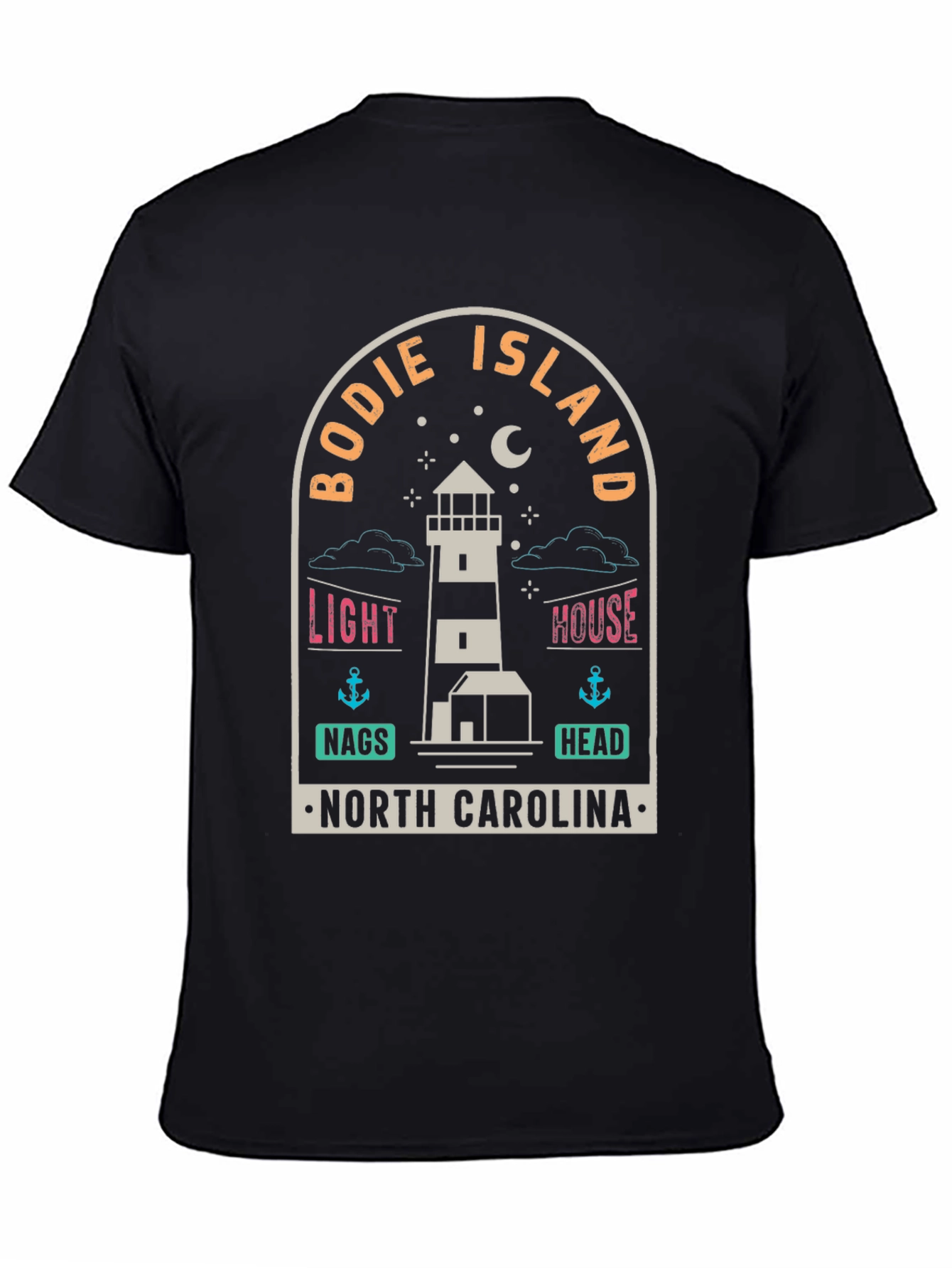 Bodie Island Lighthouse Graphic T-Shirt - North Carolina