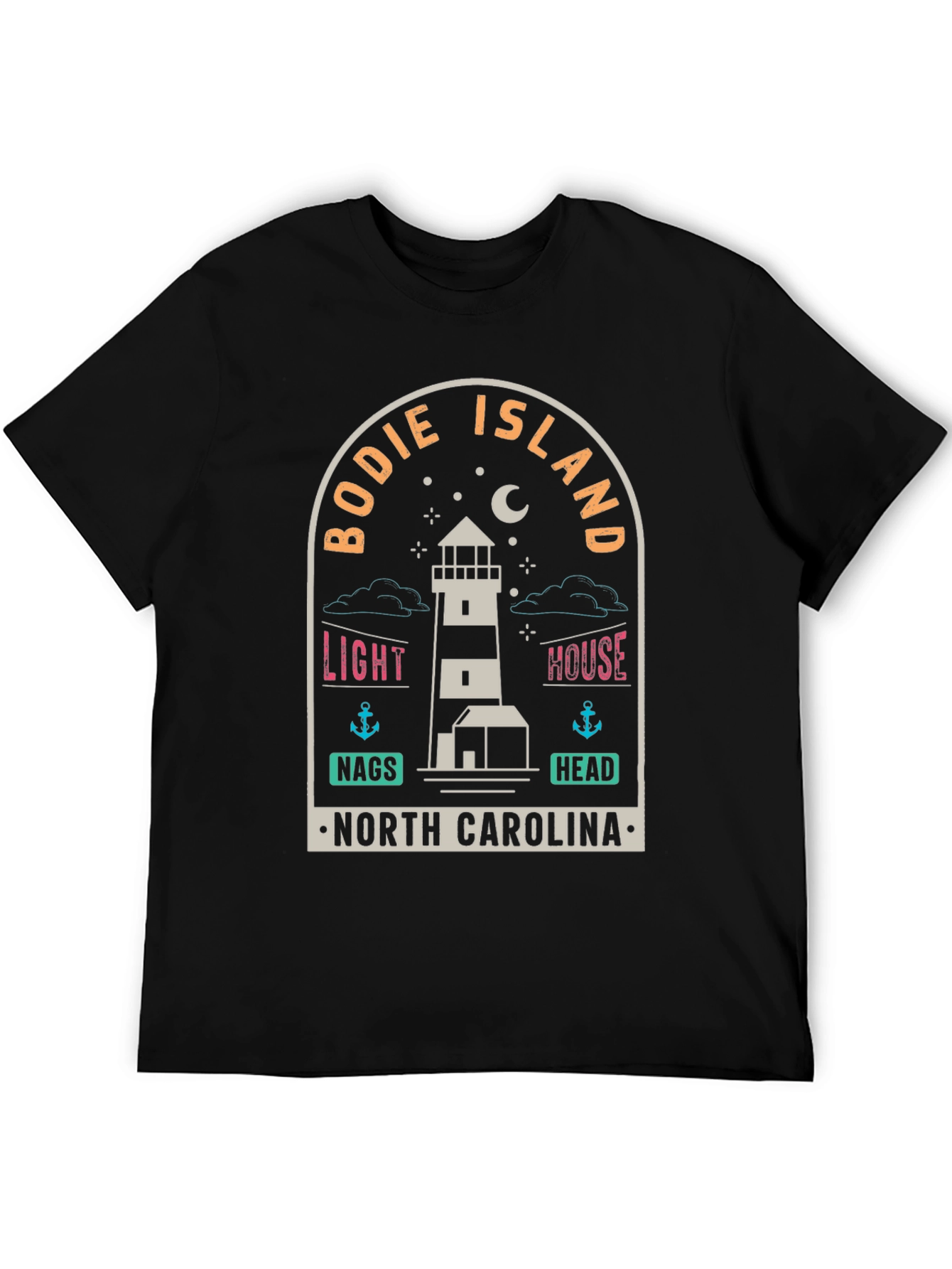Bodie Island Lighthouse Graphic T-Shirt - North Carolina