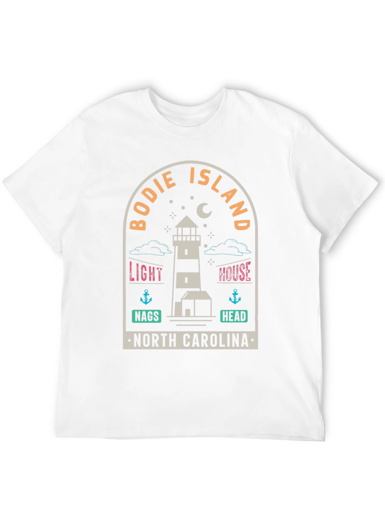 Bodie Island Lighthouse Graphic T-Shirt - North Carolina