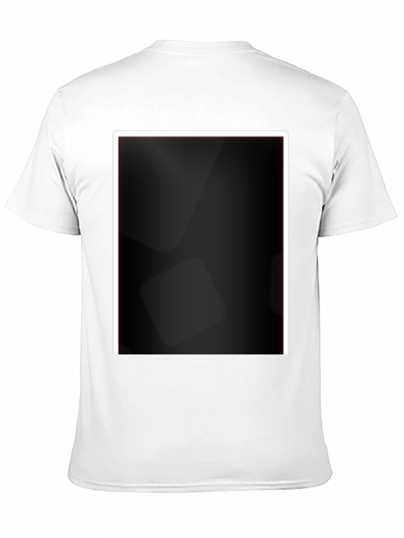 Black T-Shirt with Modern Design