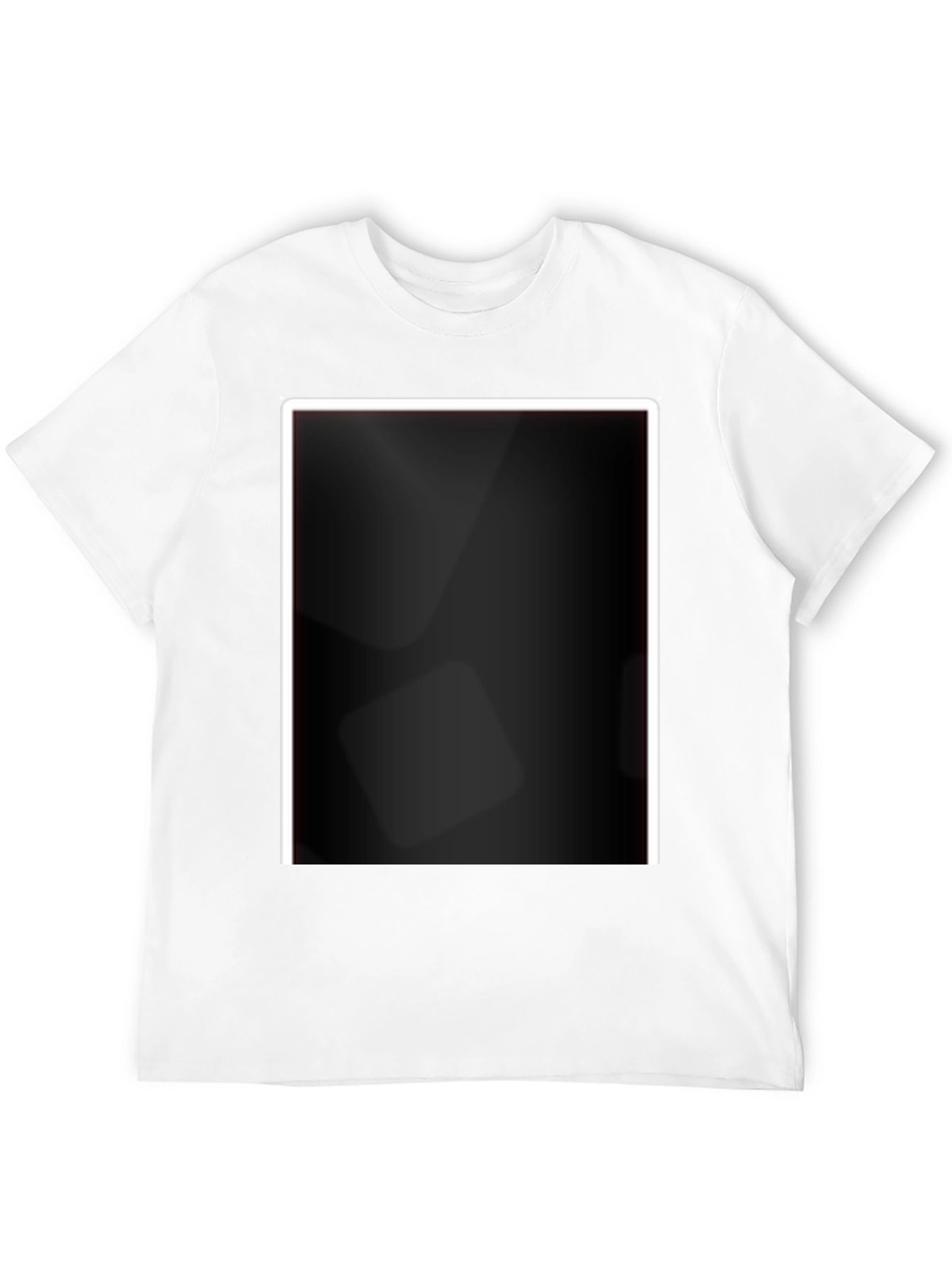 Black T-Shirt with Modern Design