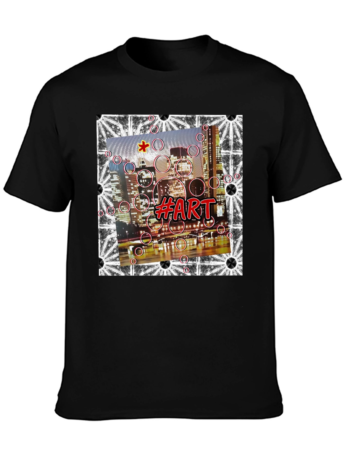 Abstract Cityscape Art Tee