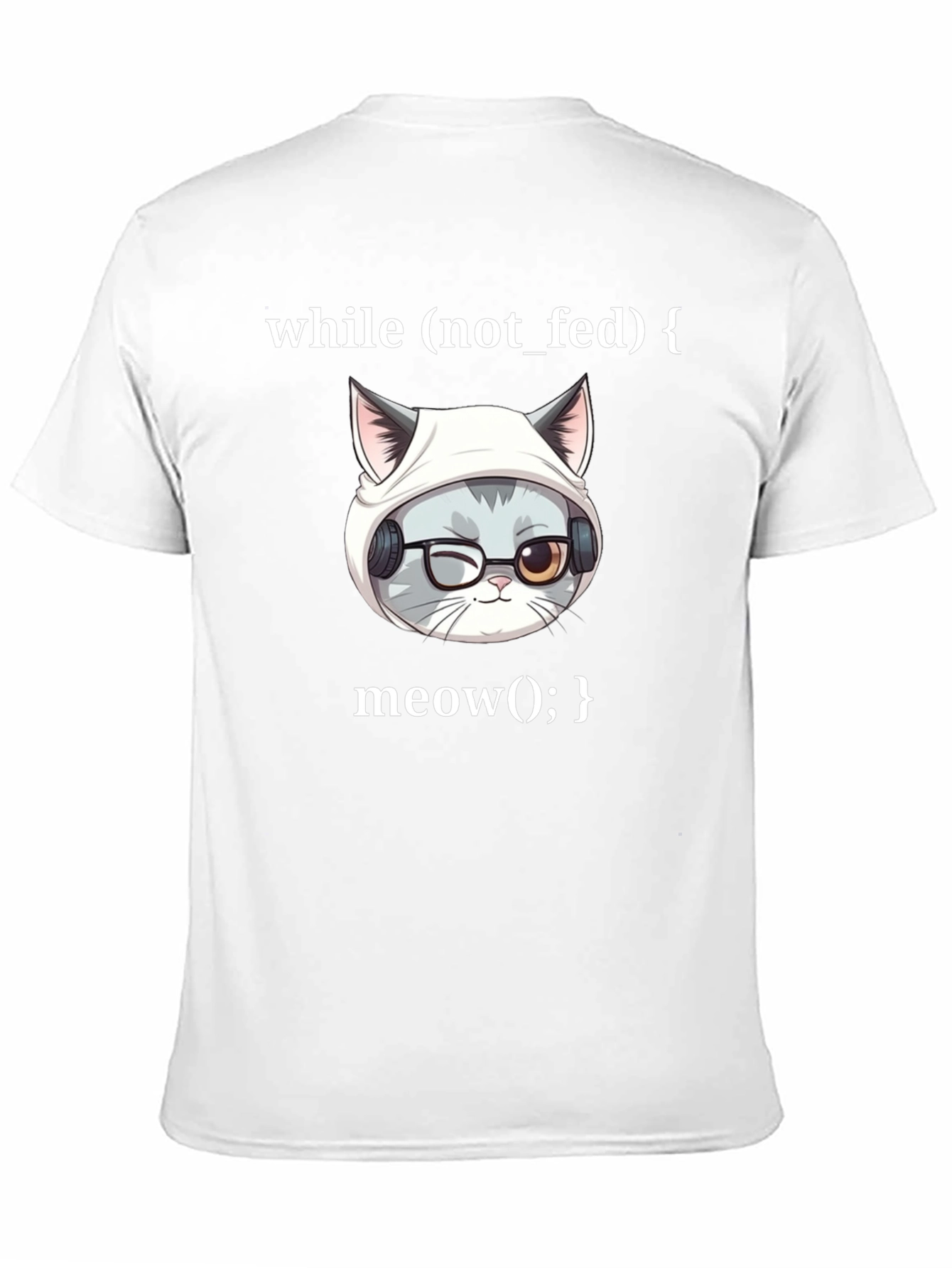 Programmer Cat T-Shirt - While Loop Meow