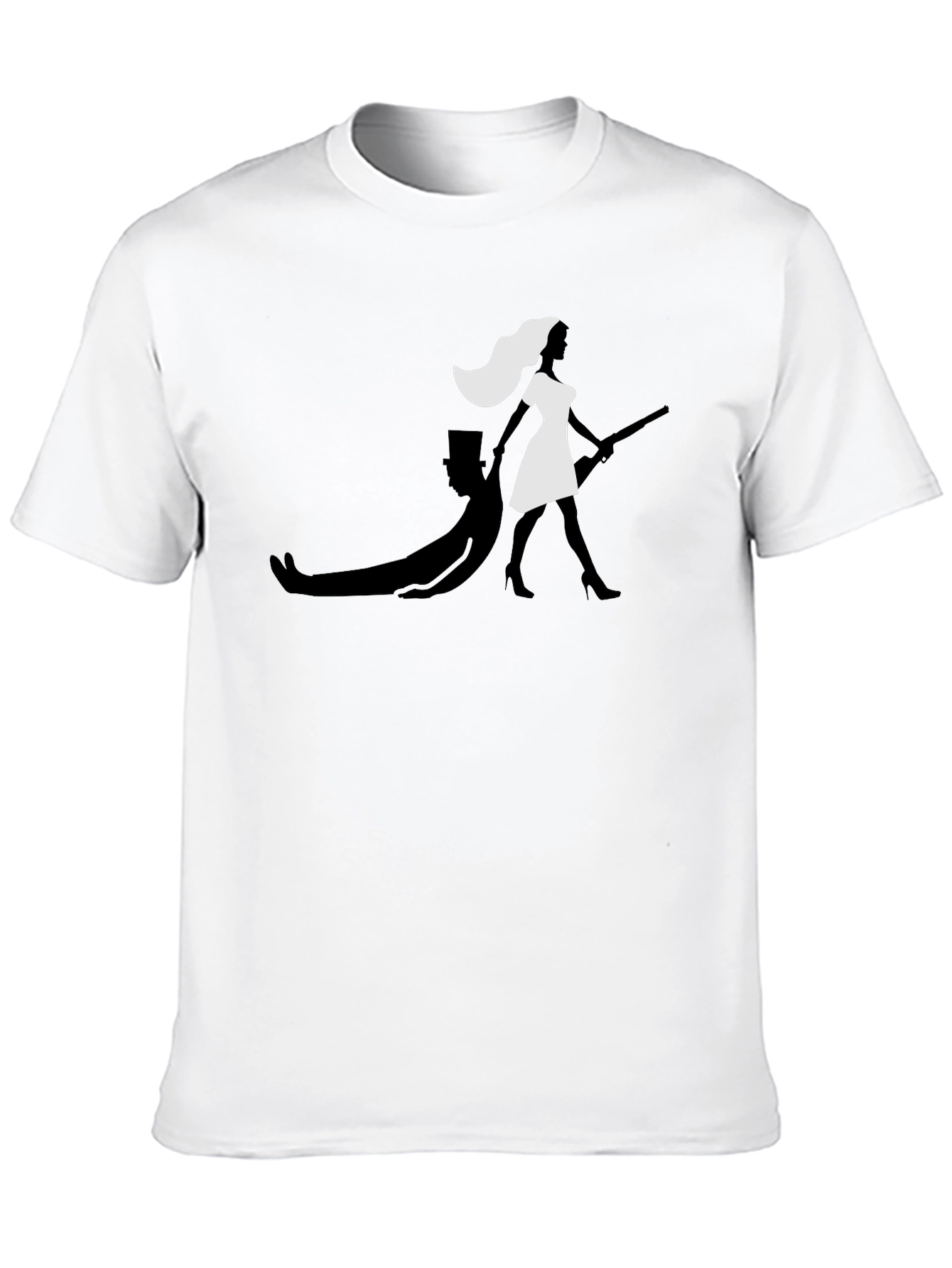 Humorous Bride T-Shirt - Leaving the Groom Behind