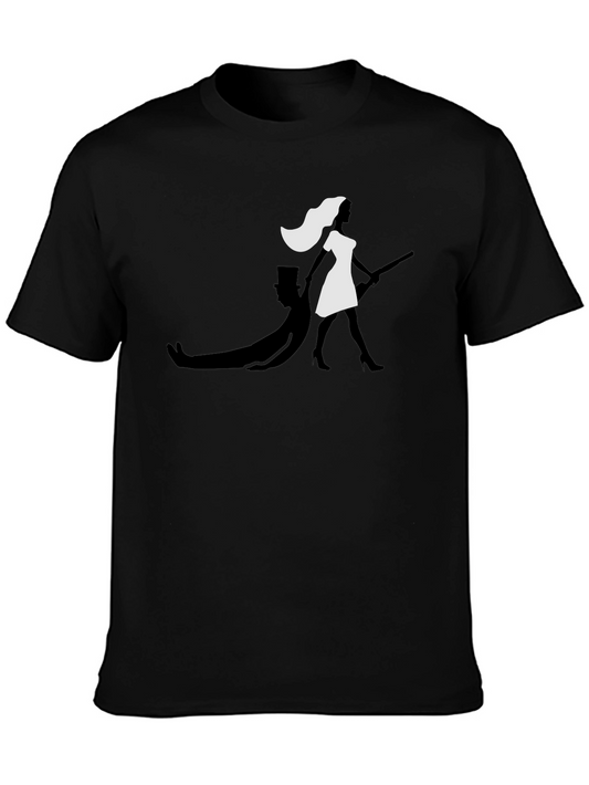 Humorous Bride T-Shirt - Leaving the Groom Behind