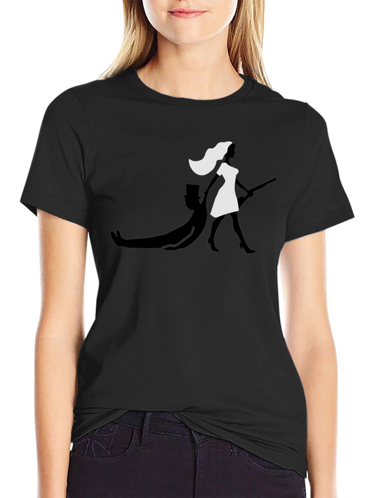 Humorous Bride T-Shirt - Leaving the Groom Behind