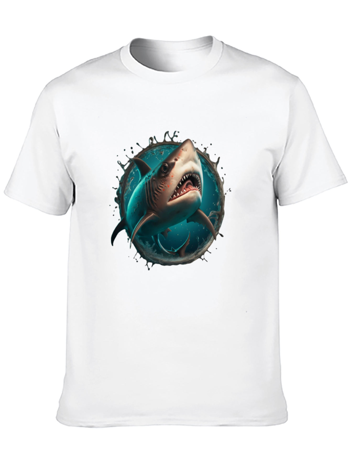 Shark Graphic Tee - Ocean Predator Design