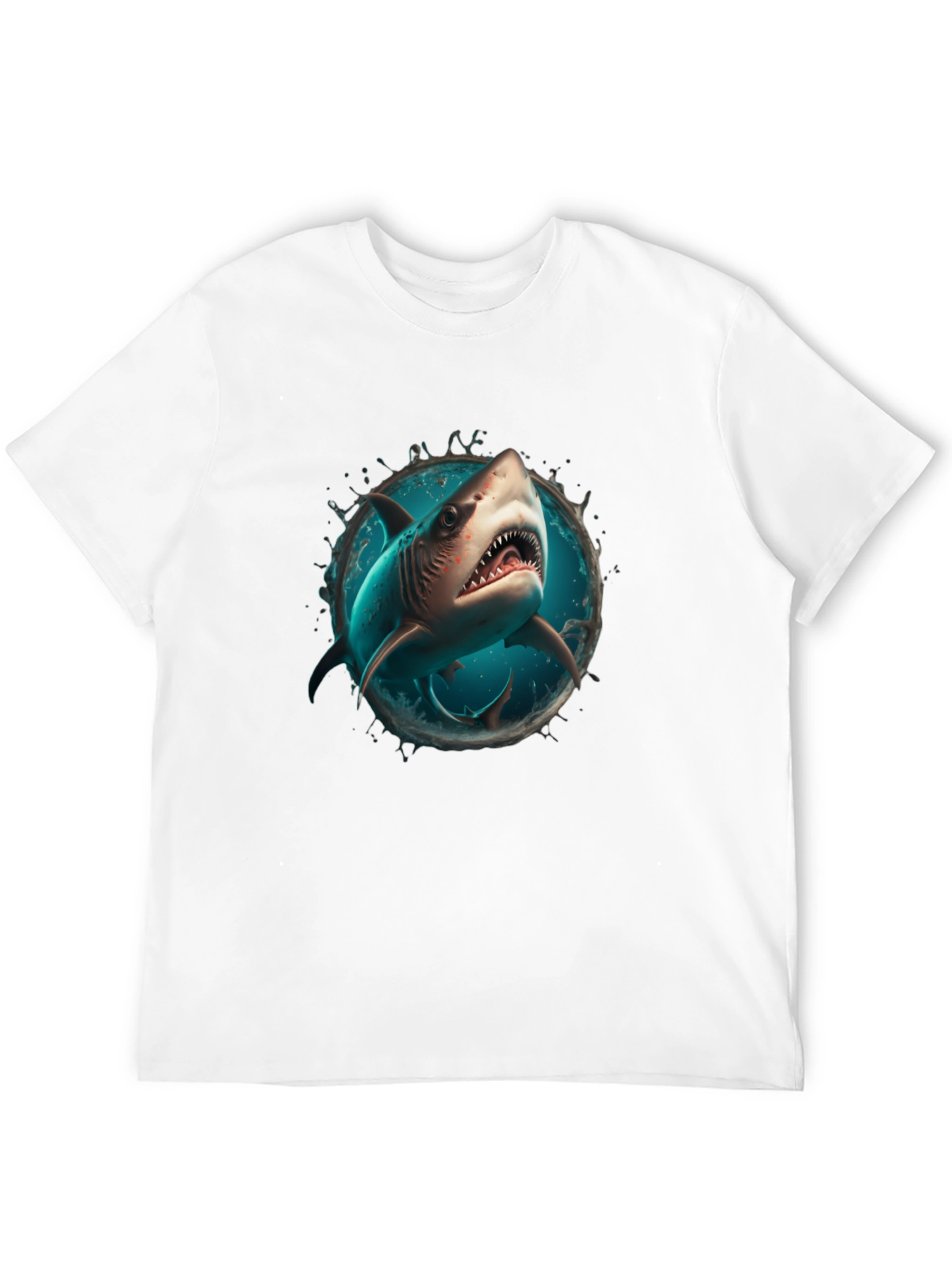 Shark Graphic Tee - Ocean Predator Design
