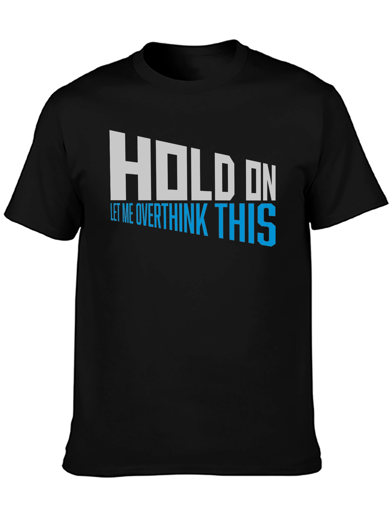 Overthink This Graphic Tee - Mens Black T-Shirt