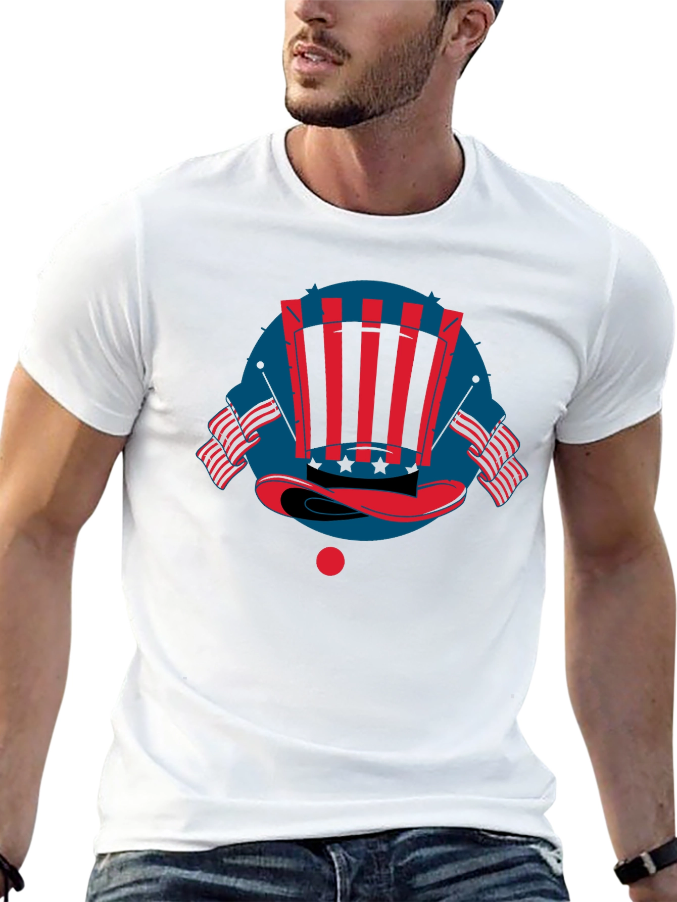 Patriotic Top Hat T-Shirt