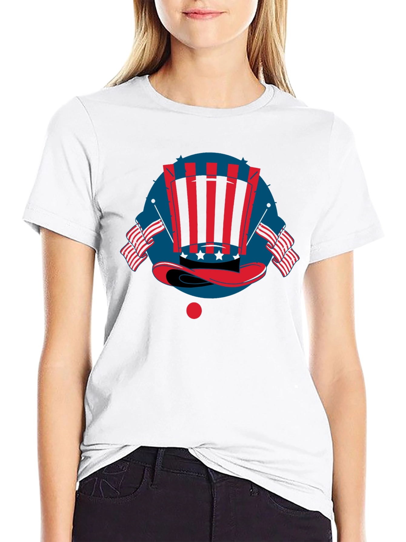 Patriotic Top Hat T-Shirt