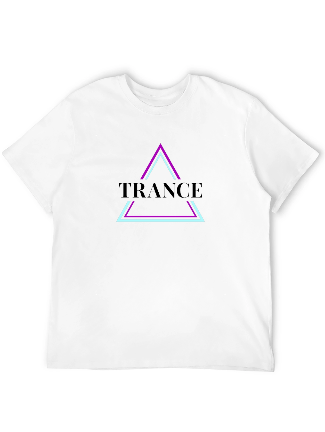 Trance Music Graphic Tee - Black Cotton T-Shirt