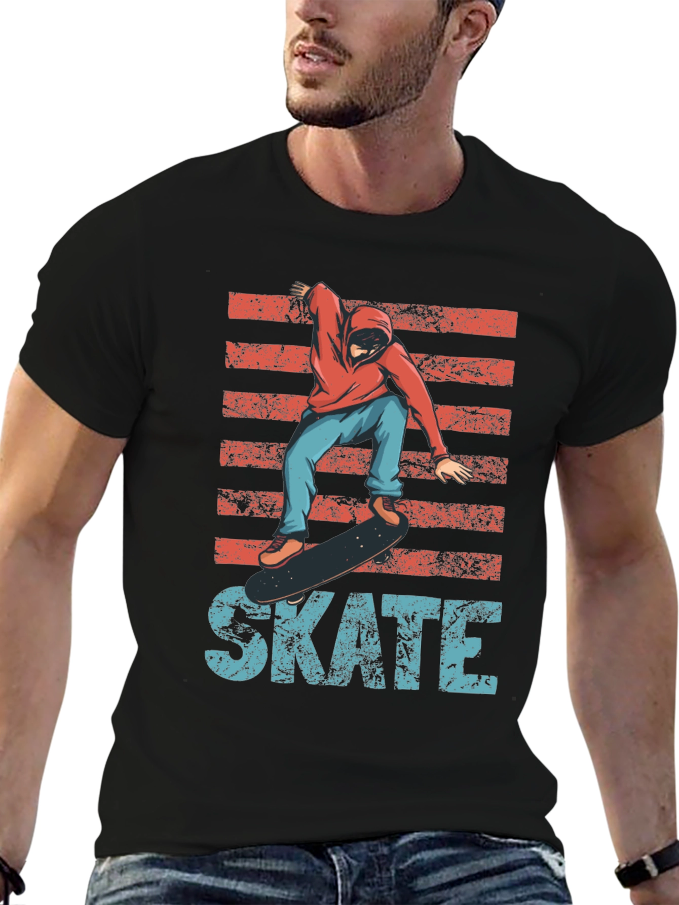 Skate T-Shirt - Cool Skateboarder Graphic Tee