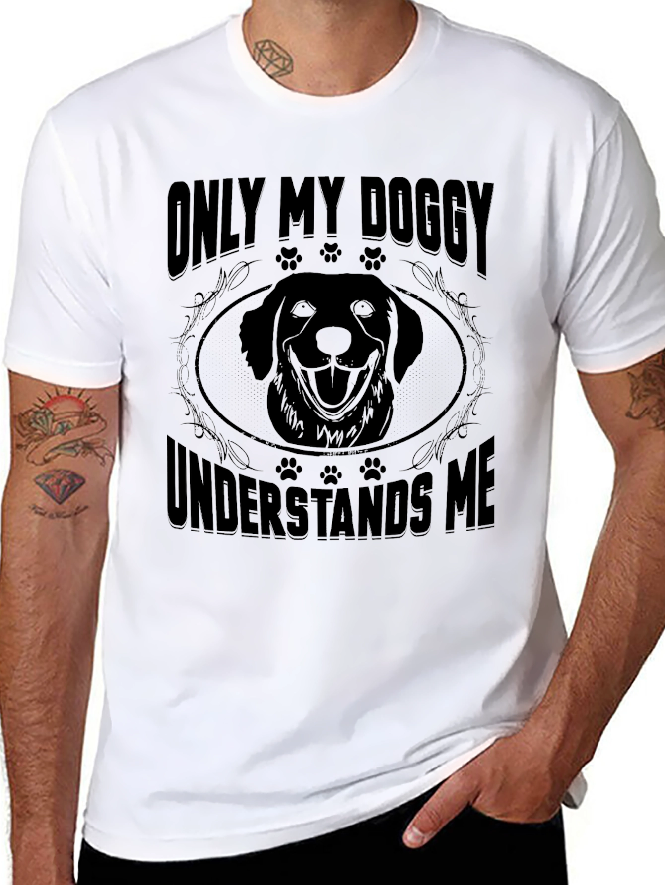 Only My Doggy Understands Me T-Shirt