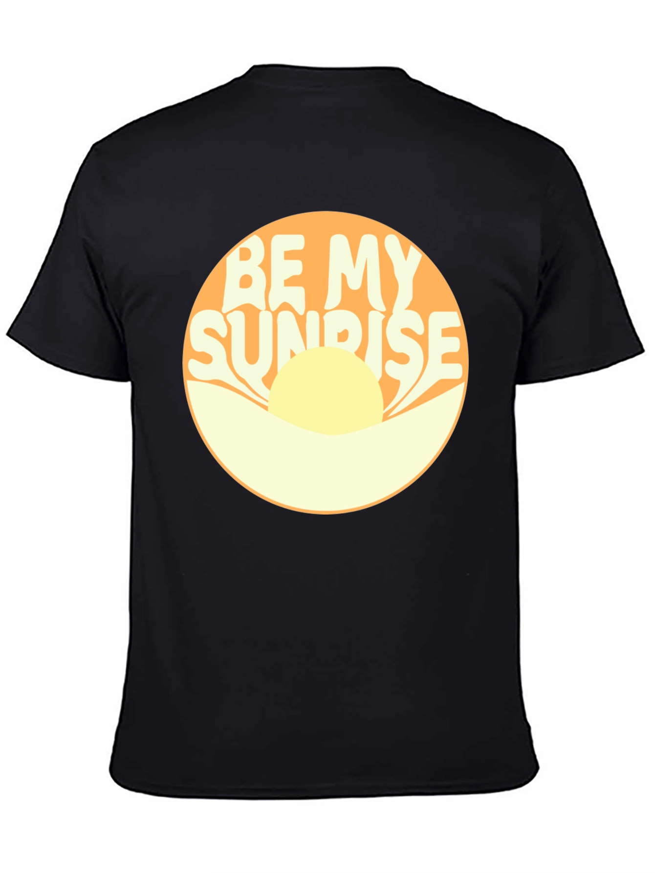 Be My Sunrise Graphic Tee - Retro Design