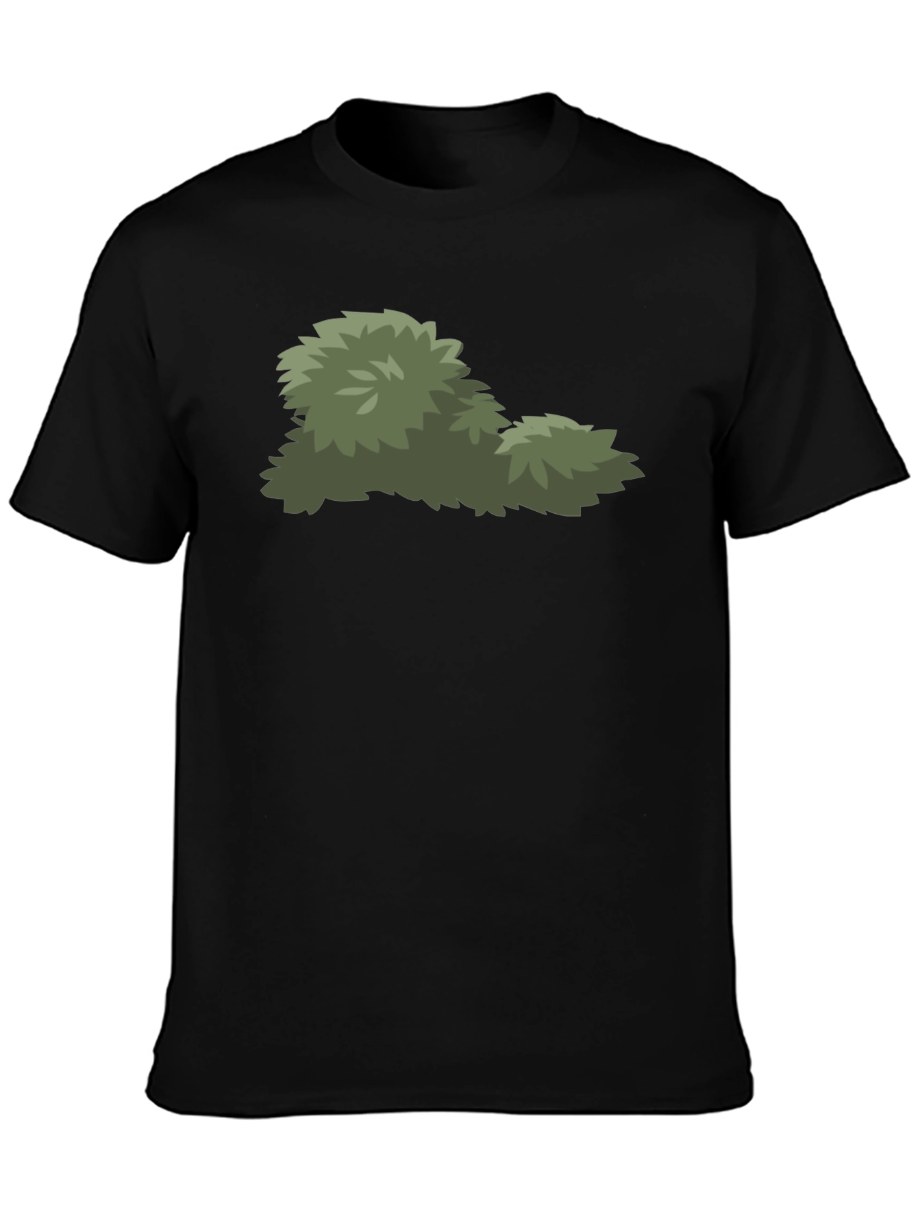 Bush Graphic Black T-Shirt - Nature Lover Tee