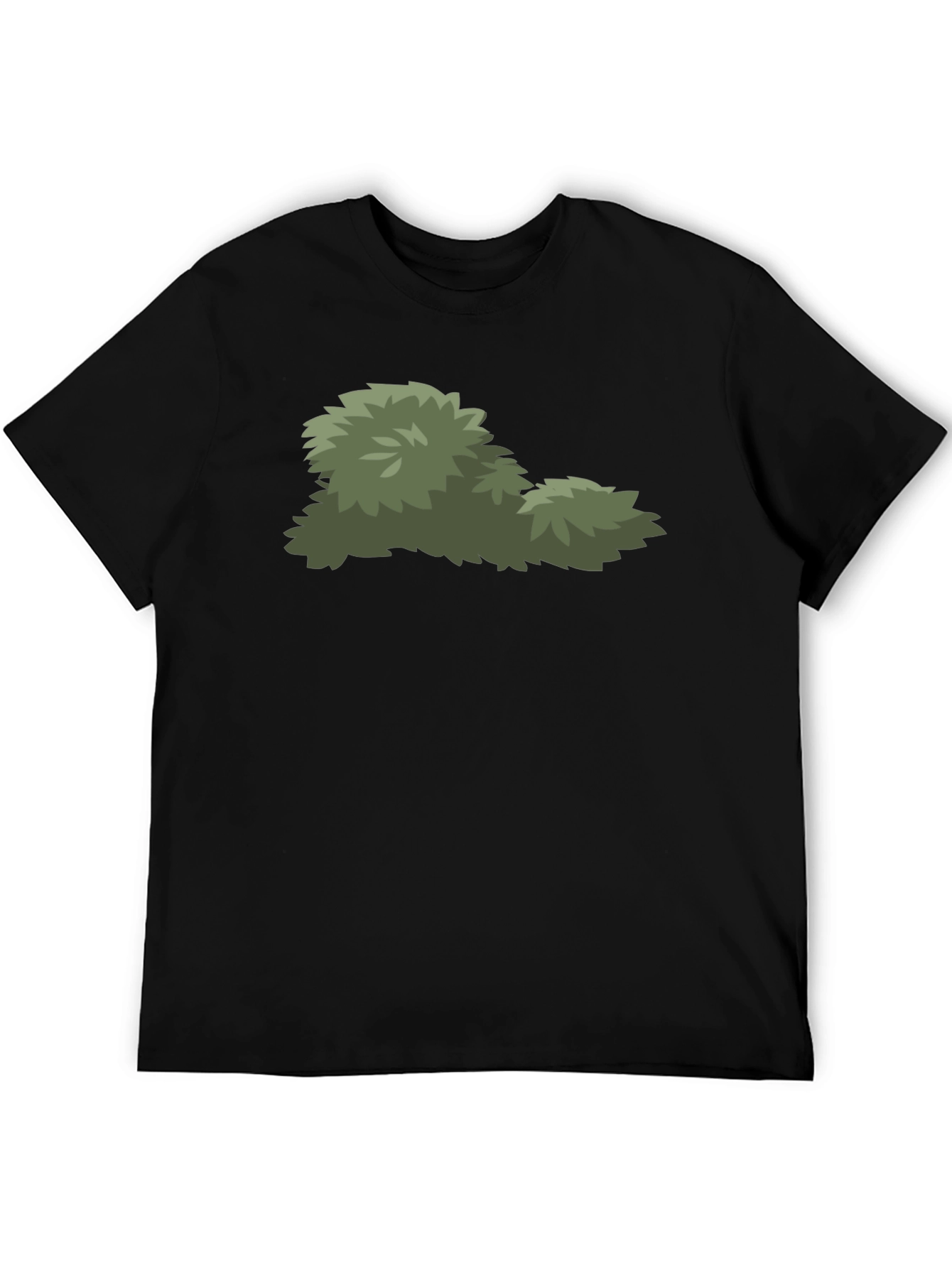 Bush Graphic Black T-Shirt - Nature Lover Tee