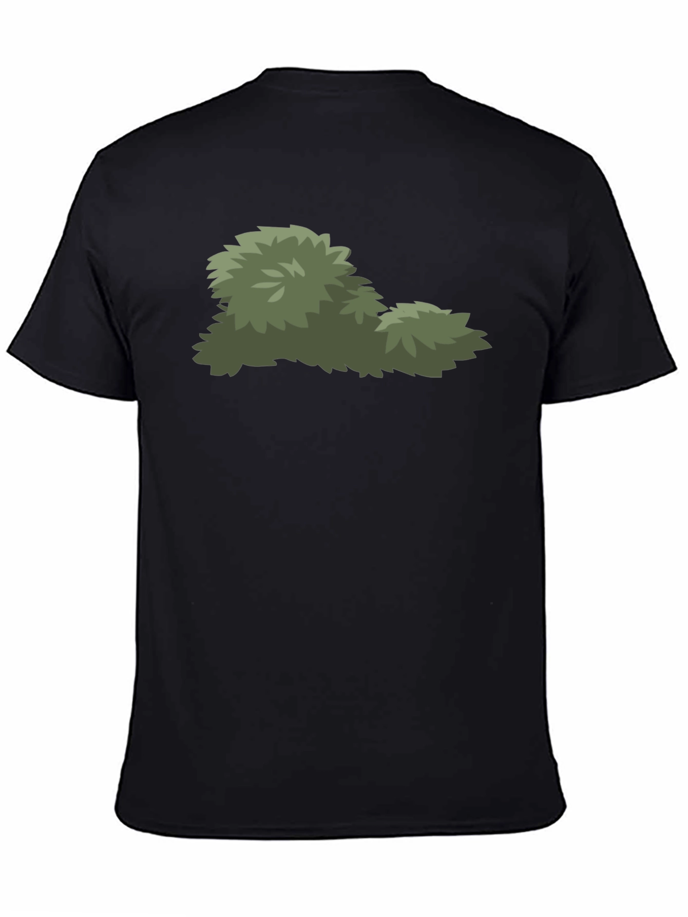 Bush Graphic Black T-Shirt - Nature Lover Tee