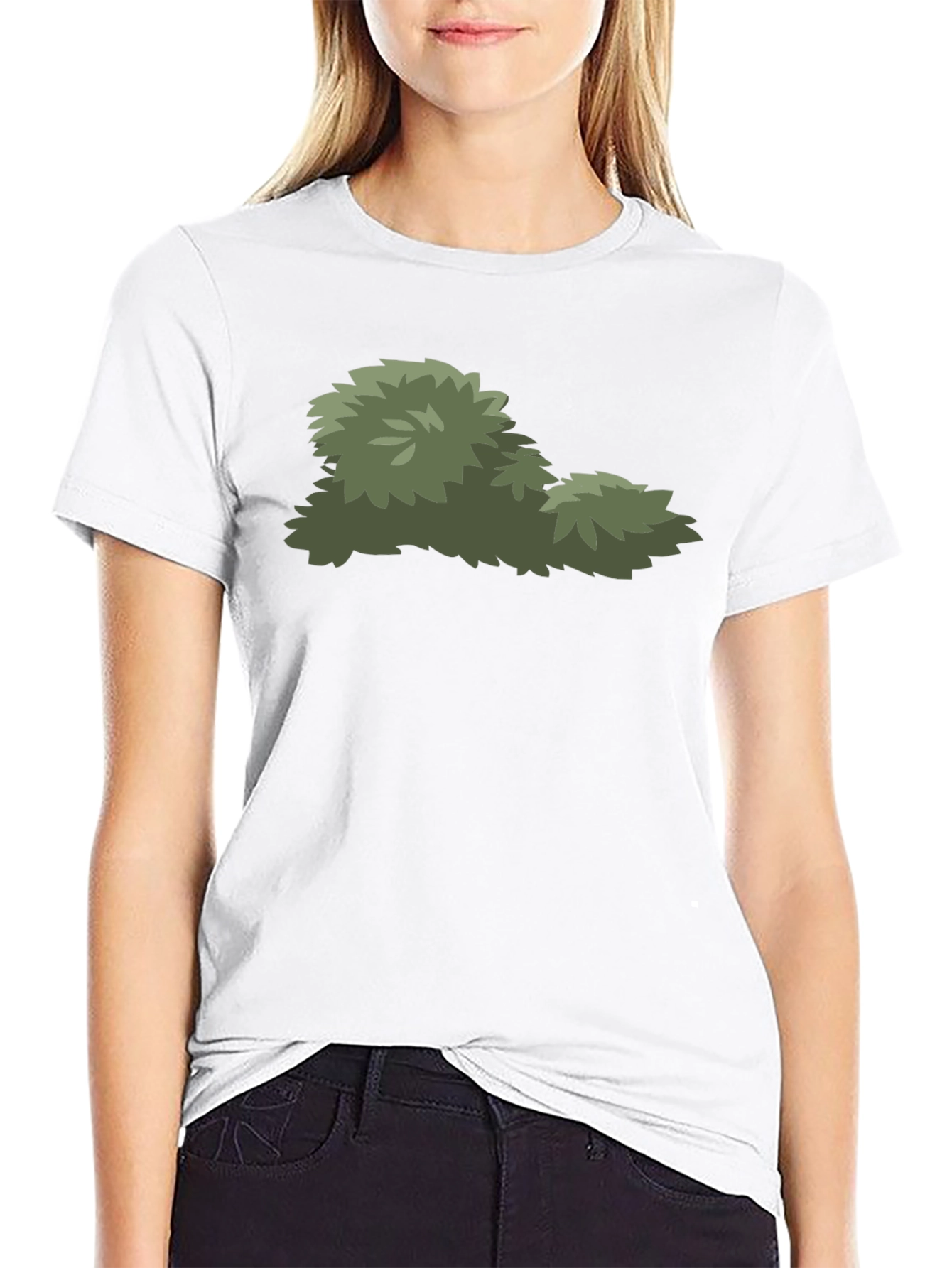 Bush Graphic Black T-Shirt - Nature Lover Tee