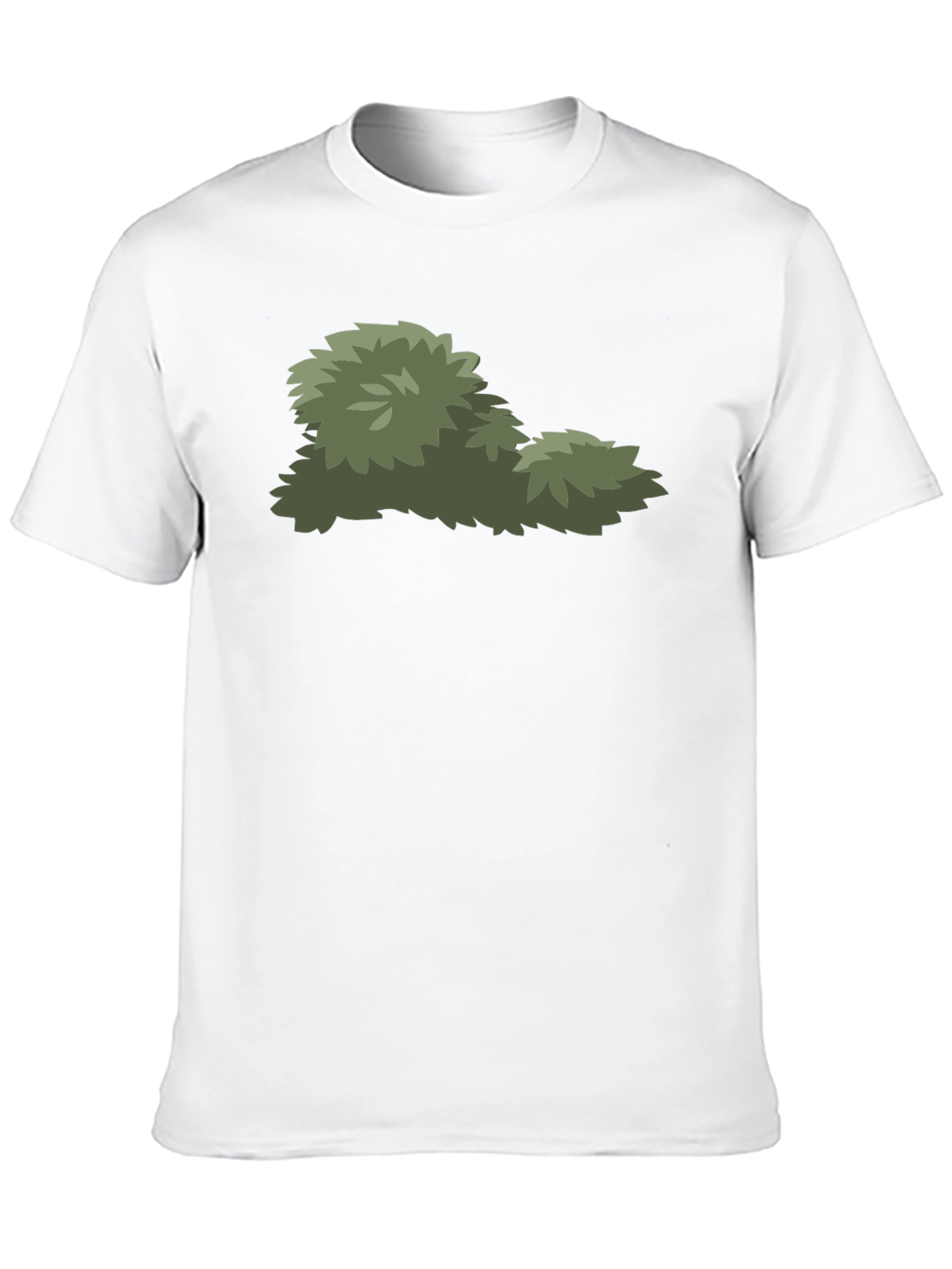 Bush Graphic Black T-Shirt - Nature Lover Tee