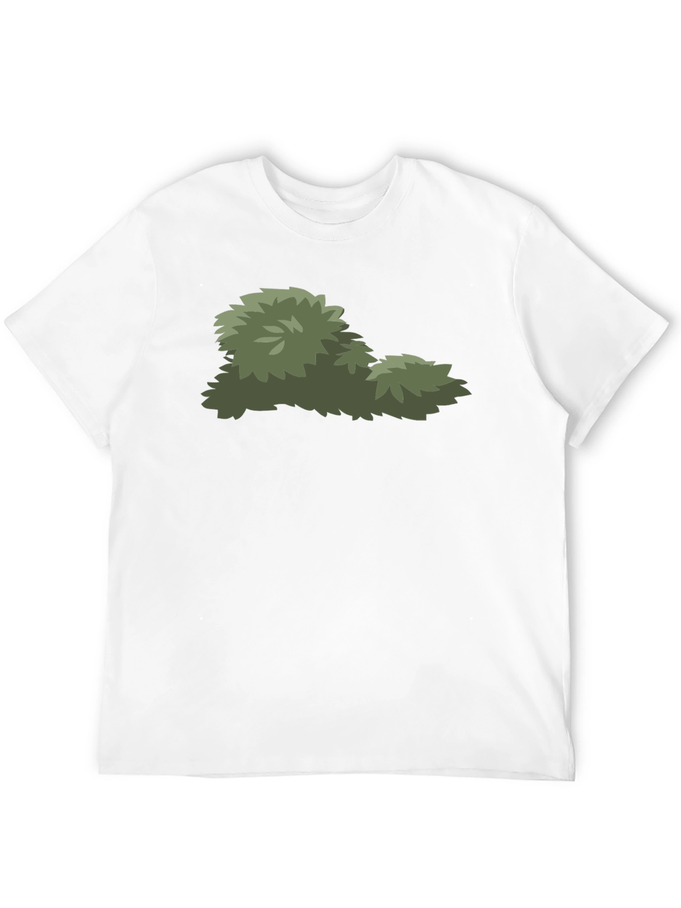 Bush Graphic Black T-Shirt - Nature Lover Tee