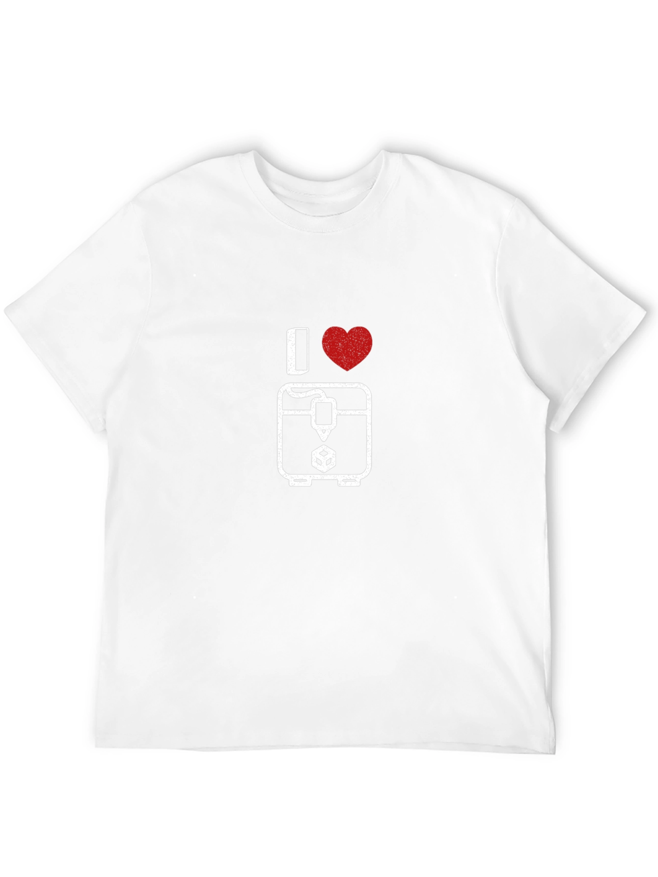 I Love 3D Printing Black T-Shirt