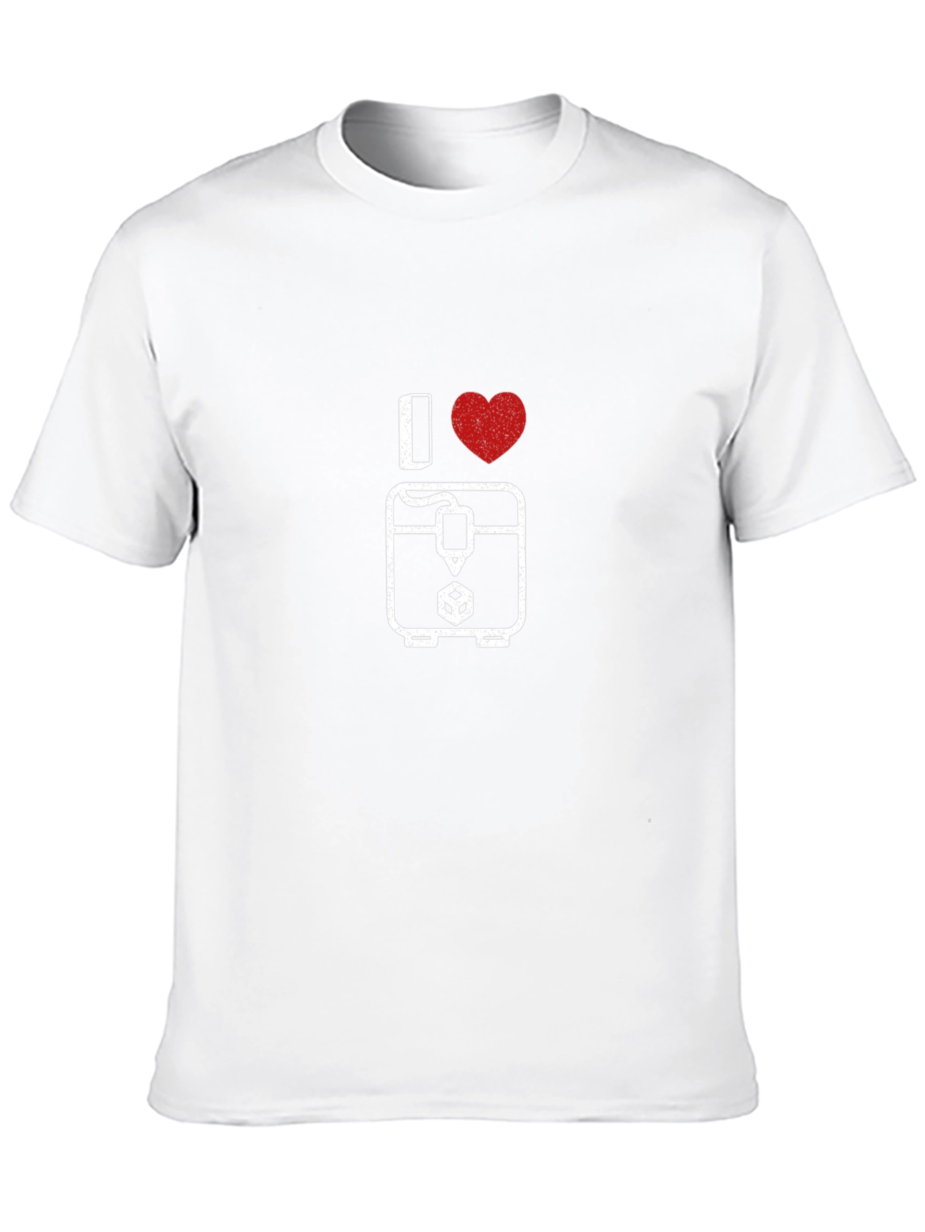 I Love 3D Printing Black T-Shirt