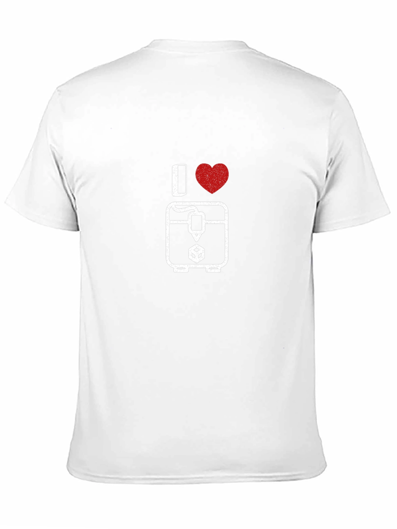 I Love 3D Printing Black T-Shirt