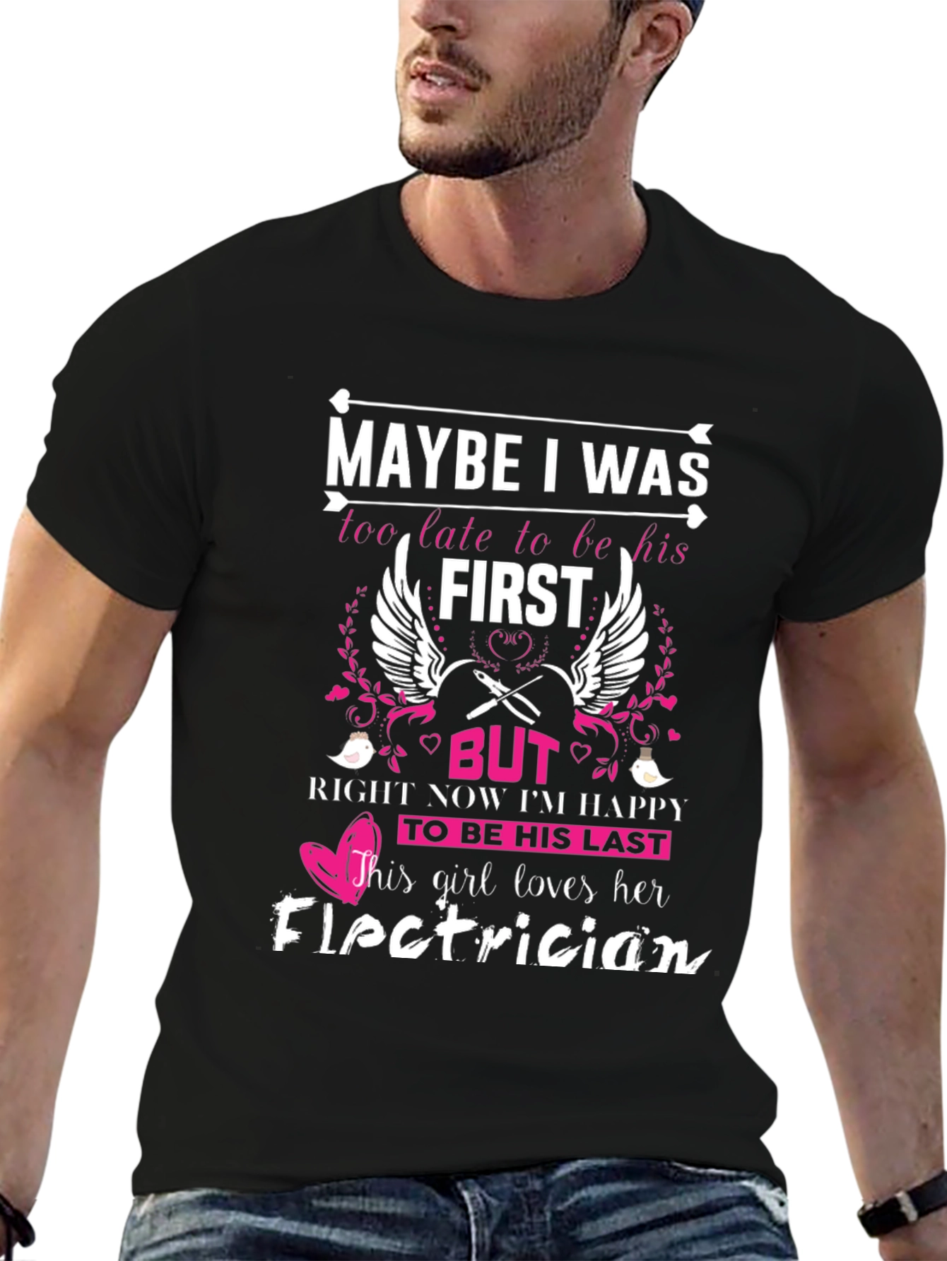 Electricians Girl T-Shirt - Loving Gift