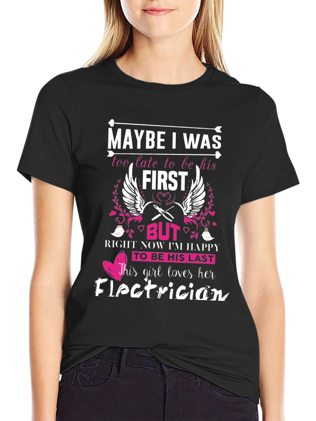 Electricians Girl T-Shirt - Loving Gift