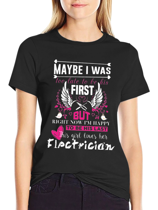 Electricians Girl T-Shirt - Loving Gift
