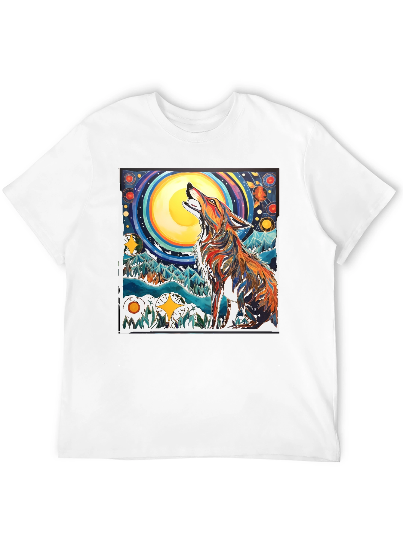 Wolf Moon Graphic T-Shirt