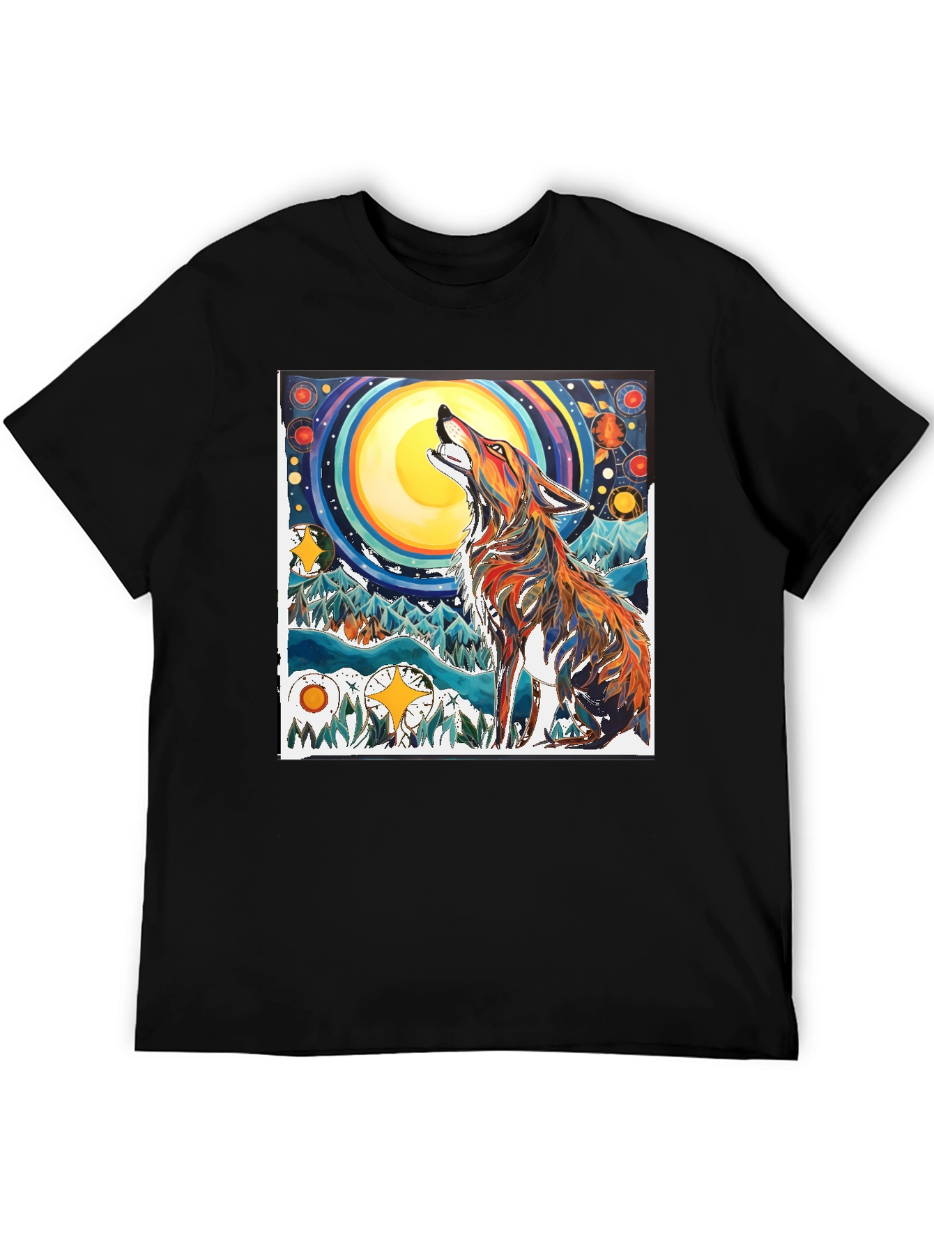 Wolf Moon Graphic T-Shirt