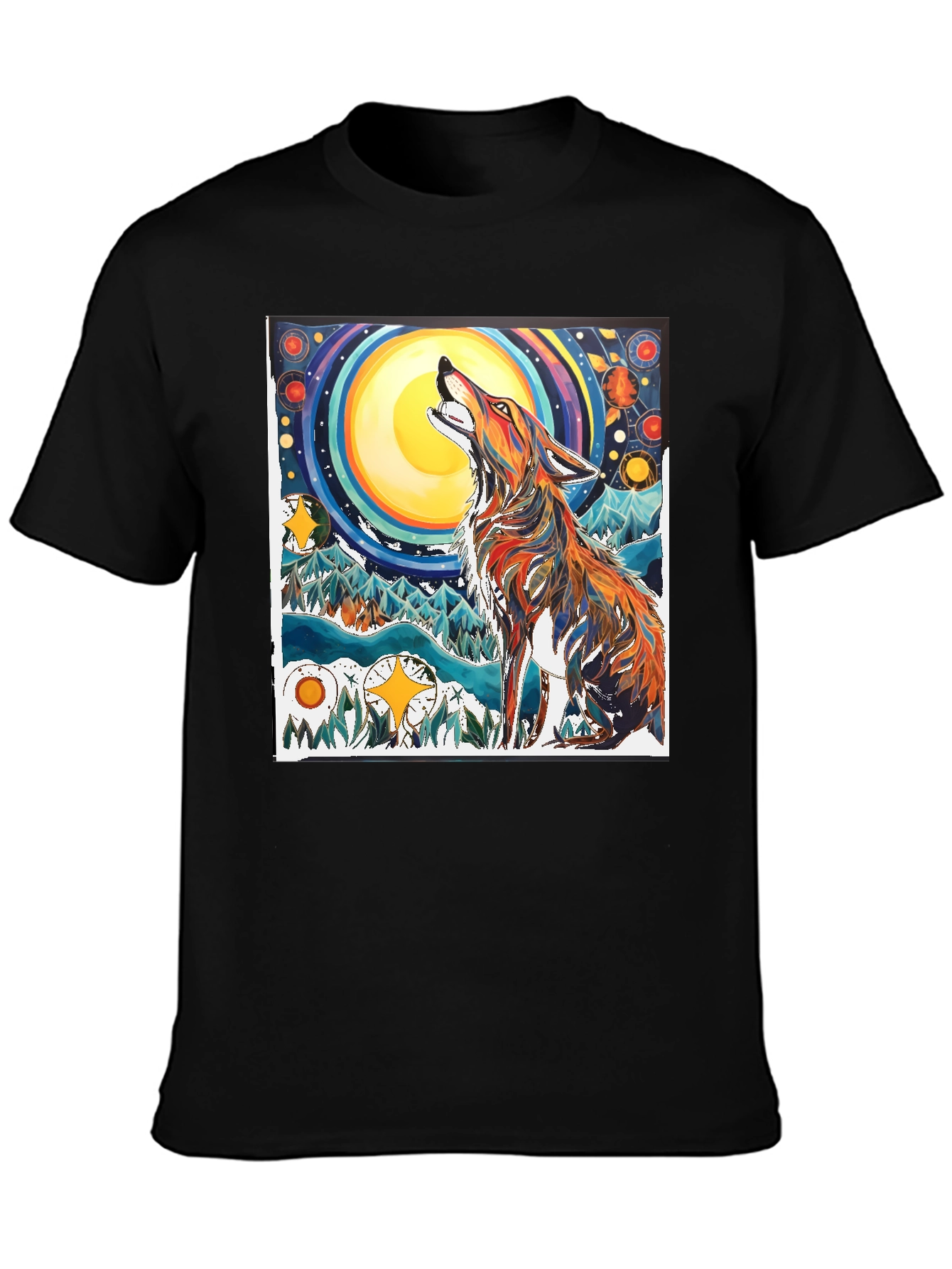 Wolf Moon Graphic T-Shirt