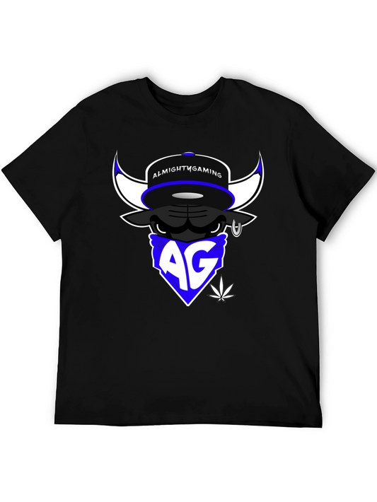 Almighty Gaming Bull T-Shirt - Black Cotton Tee