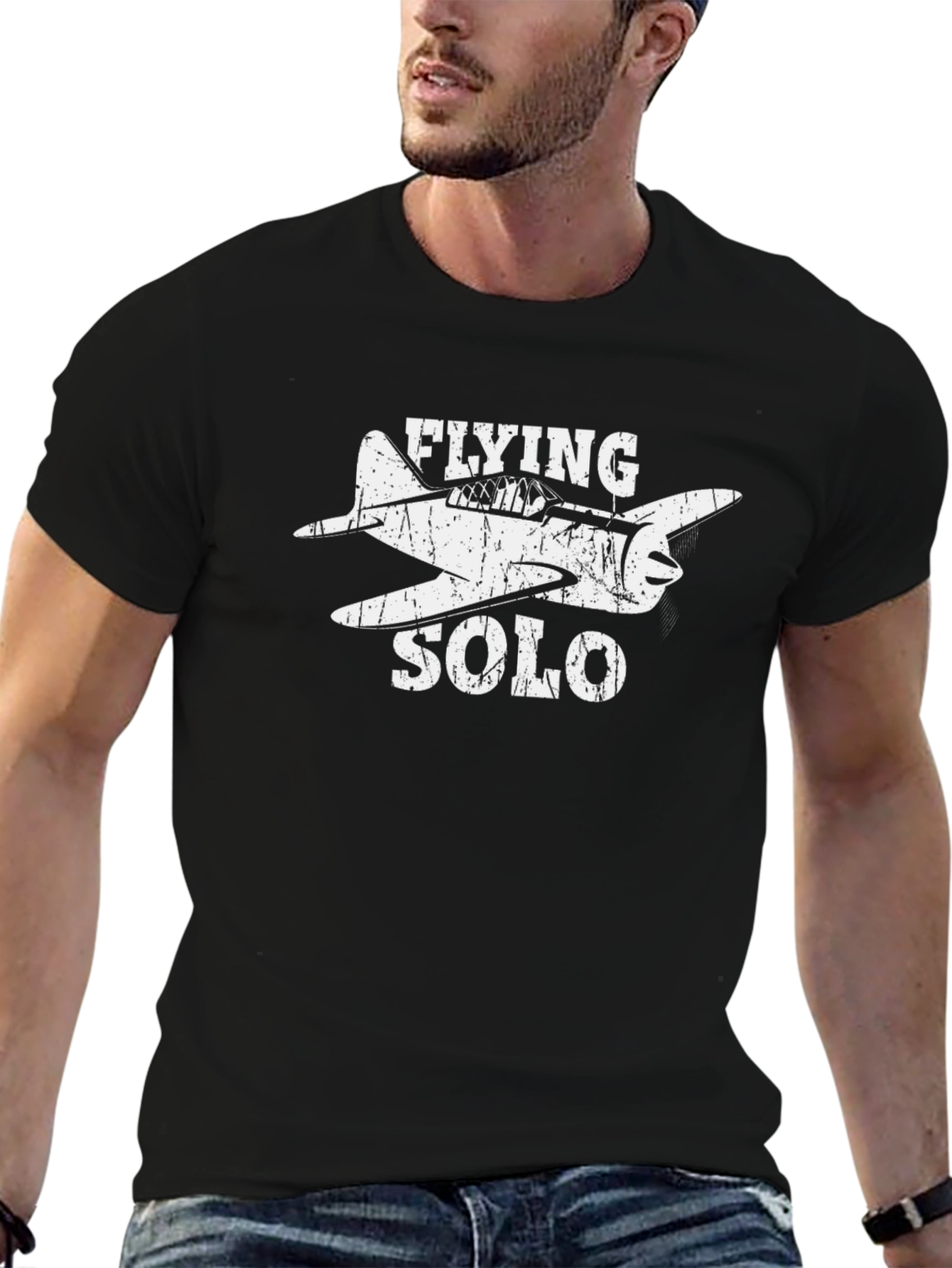 Flying Solo Airplane T-Shirt