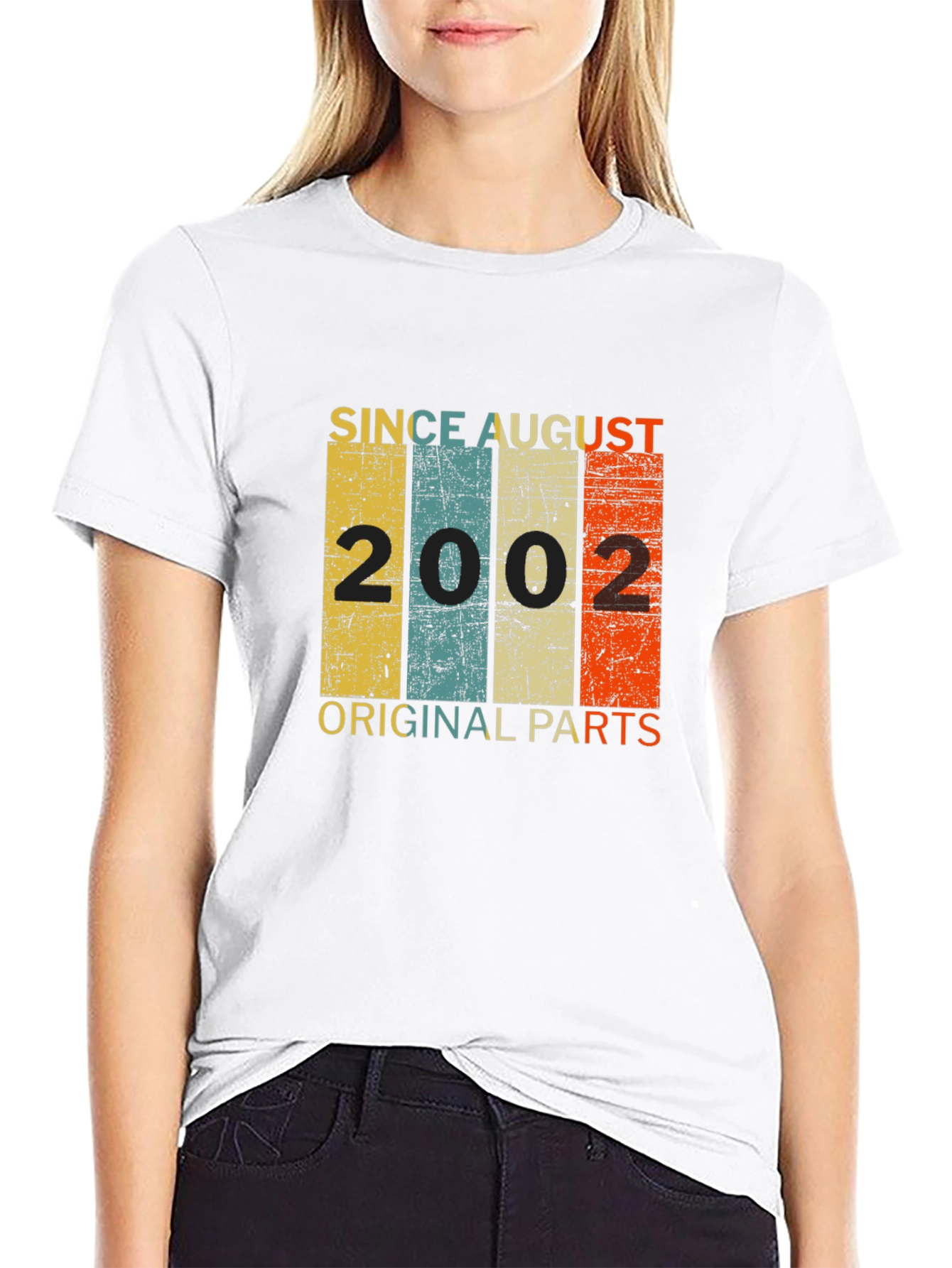 Since August 2002 Original Parts Birthday T-Shirt
