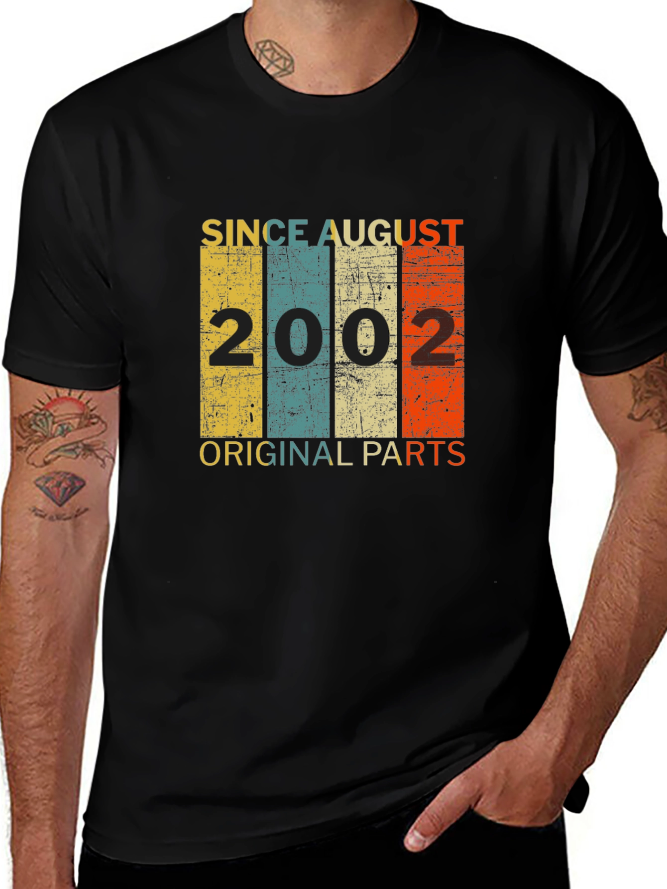 Since August 2002 Original Parts Birthday T-Shirt