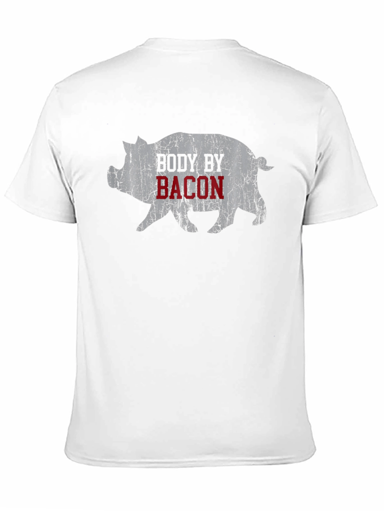 Body by Bacon Graphic Tee - Black Cotton T-Shirt