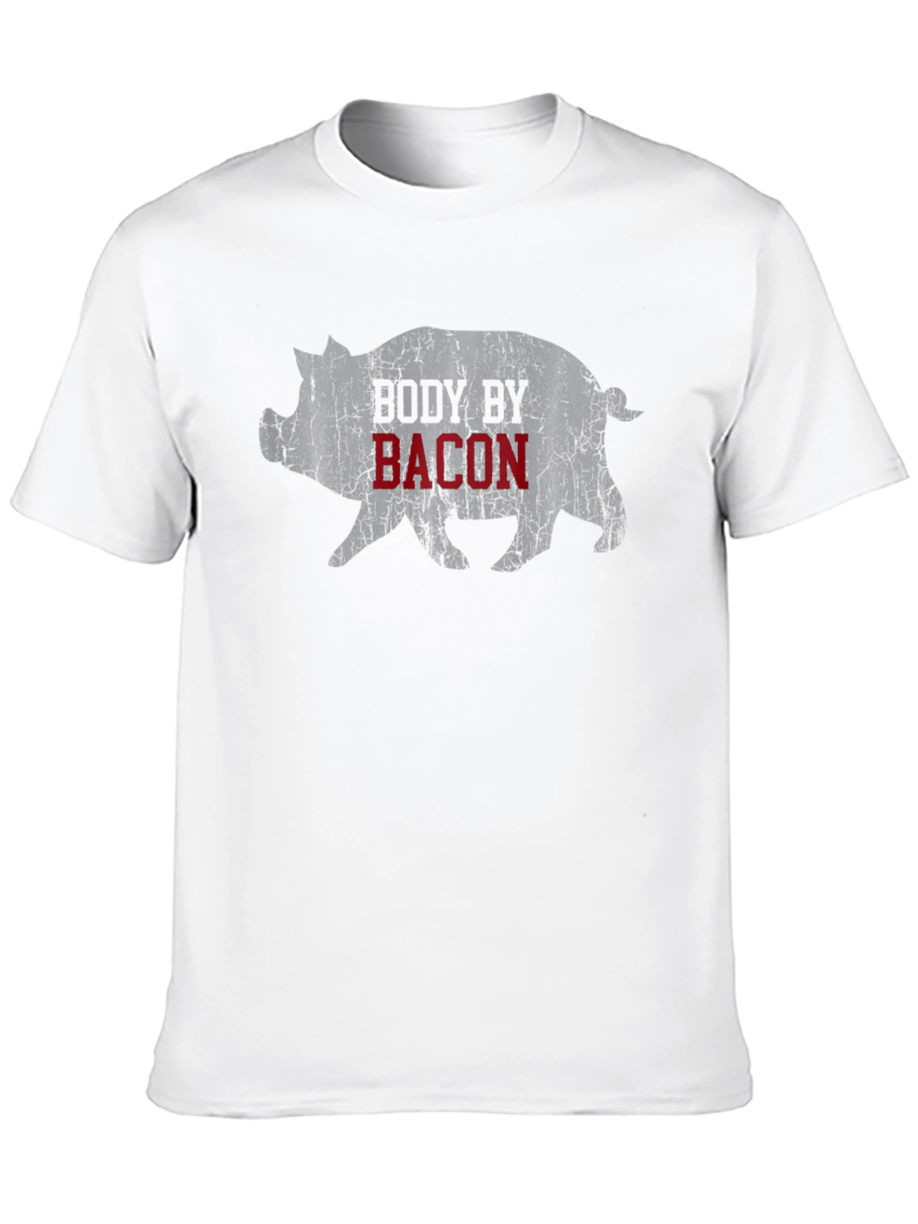 Body by Bacon Graphic Tee - Black Cotton T-Shirt
