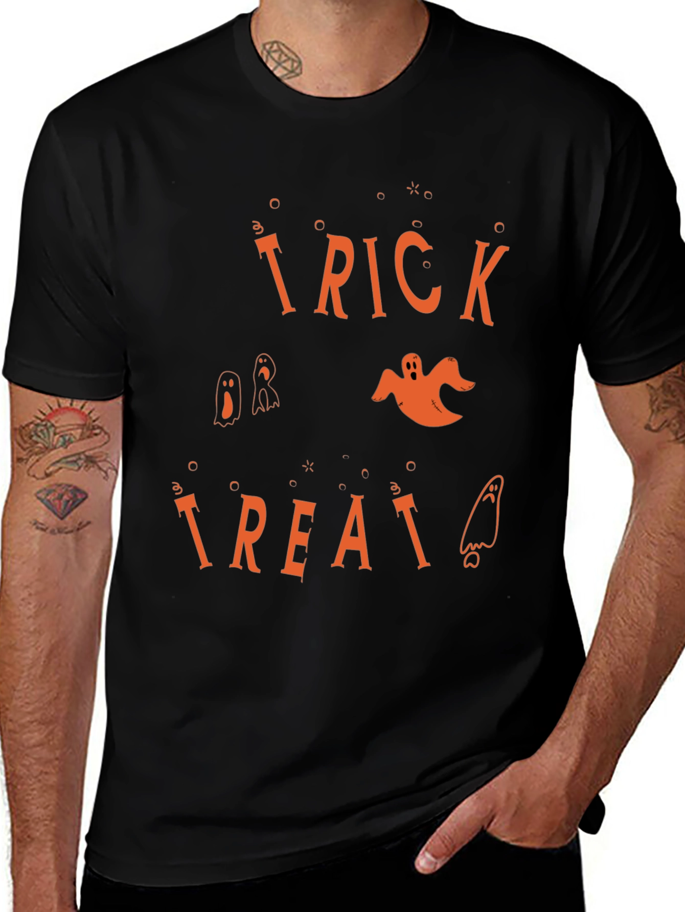 Halloween Trick or Treat Graphic Tee