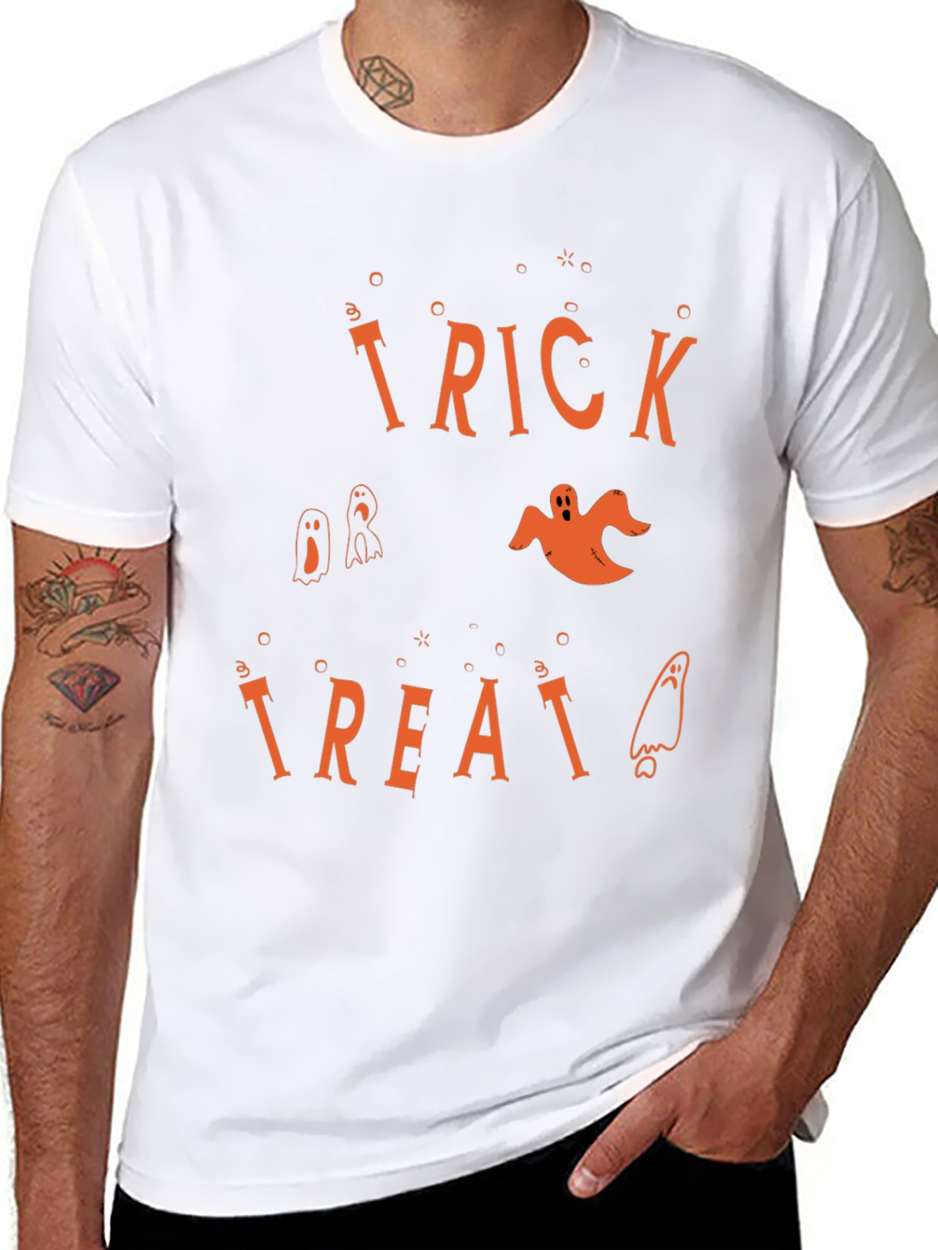 Halloween Trick or Treat Graphic Tee